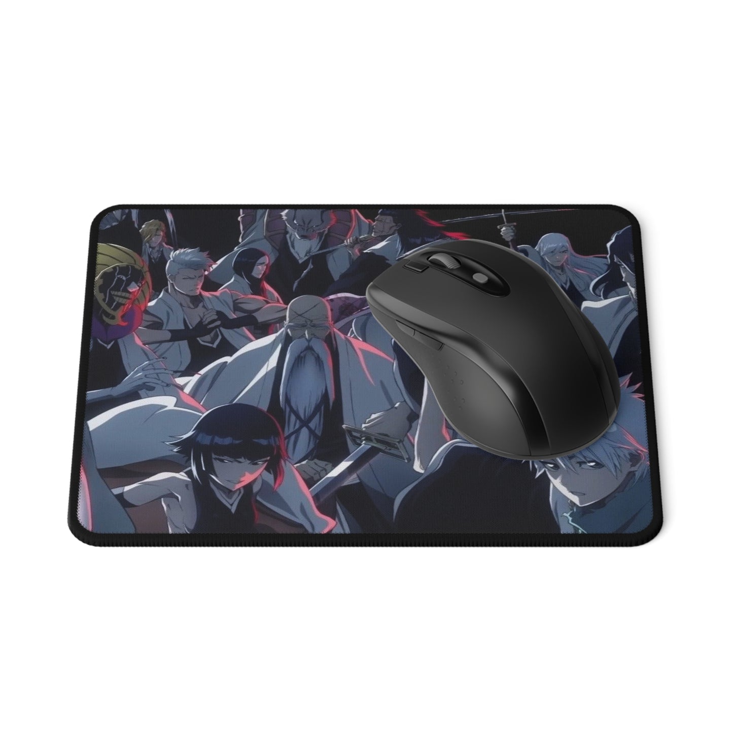 Gotei, 13, Non-Slip Gaming Mouse Pad, Bleach, anime, captains, 13, biyakuya, shinji, kenpachi, shunsui, toshiro, mayuri, yamamoto, aizen