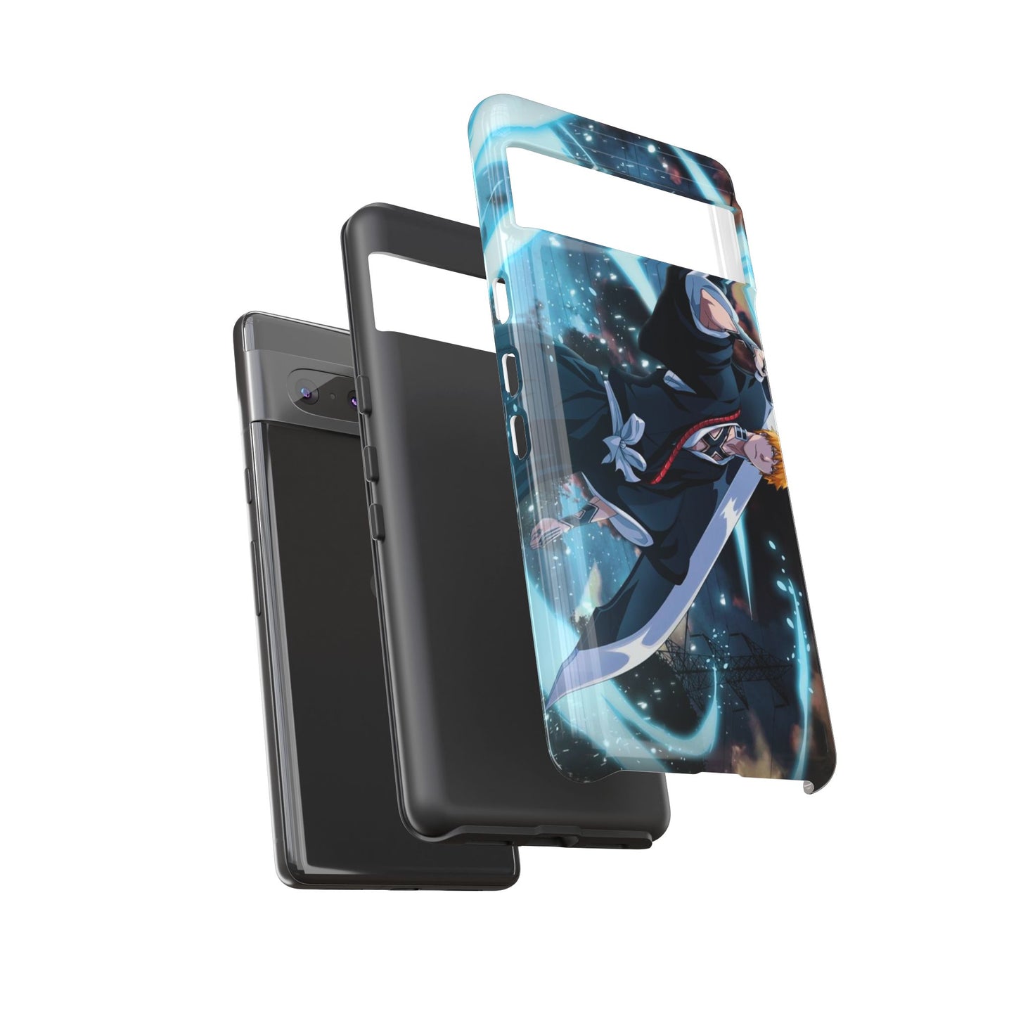 Ichigo, Kurosaki, Tough, Phone, Cases, Bleach, anime, manga, shonen, substitute, soul, reaper, society, rukia, kuchiki, bankai,