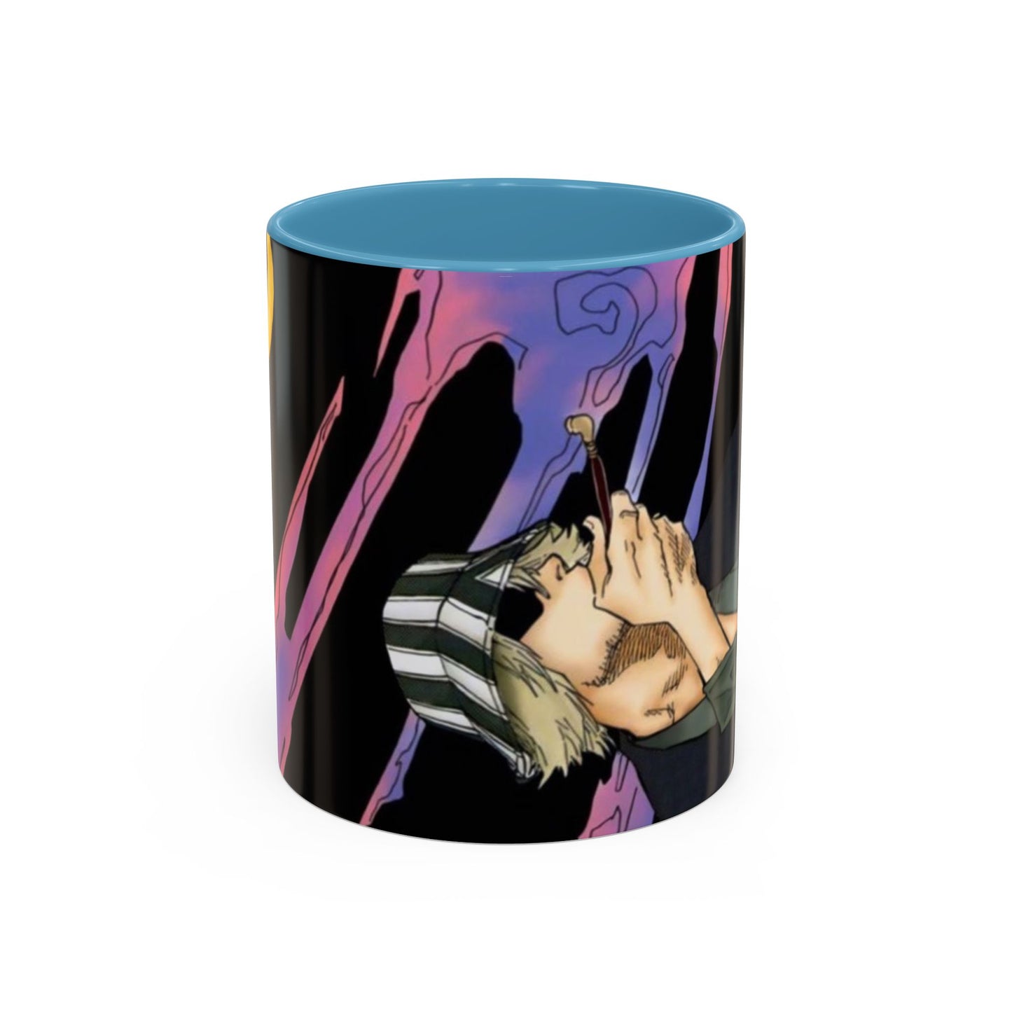 Kisuke, urahara, Accent, Coffee, Mug, (11, 15oz), anime, manga, shonen, ichigo, kurosaki, yoruichi, orihime, mayuri, aizen, bankai, tybw