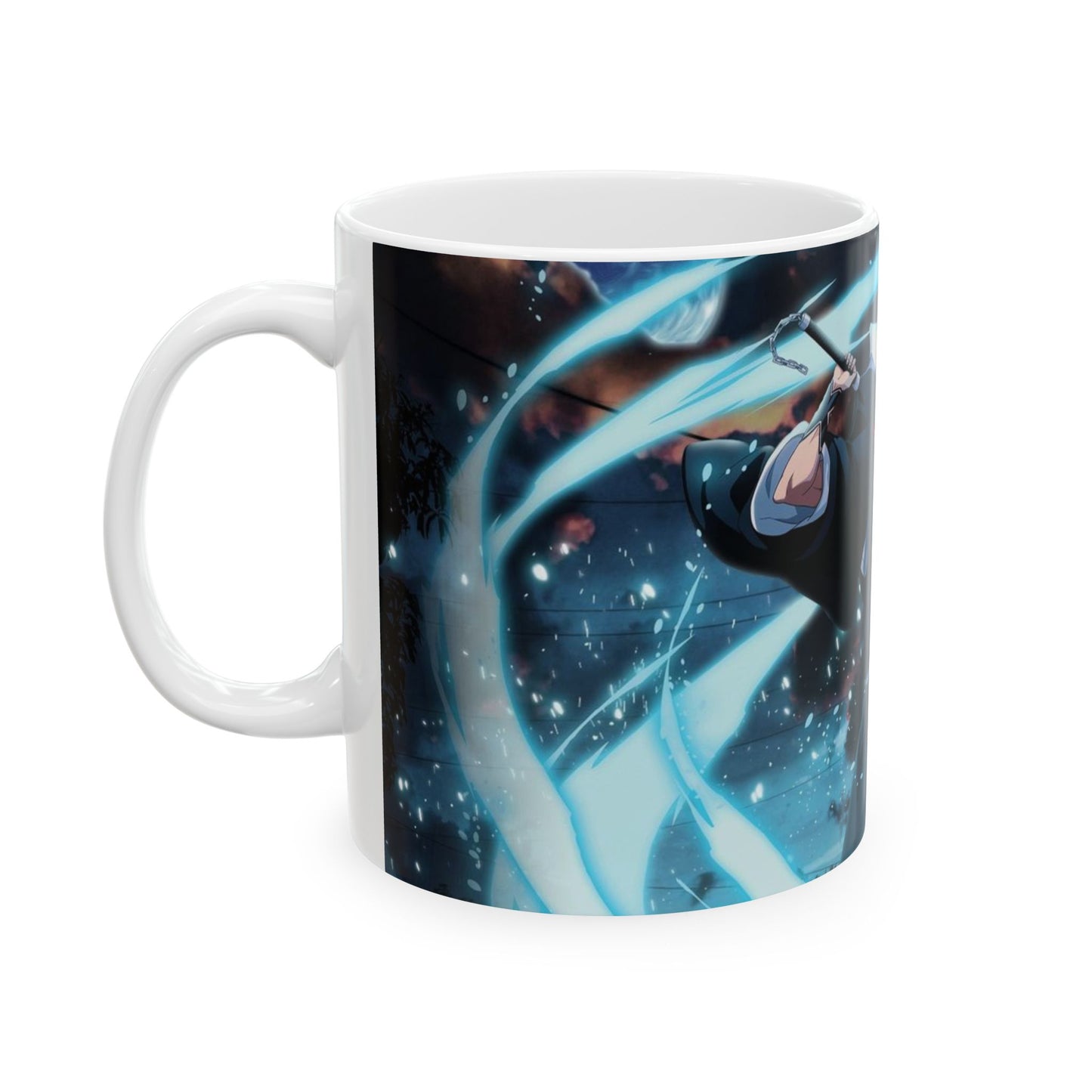 Ichigo, Kurosaki, Ceramic, Mug, (11oz, 15oz), Bleach, anime, manga, shonen, soul, reaper, rukia, kuchiki, bankai, kenpachi, yoruichi