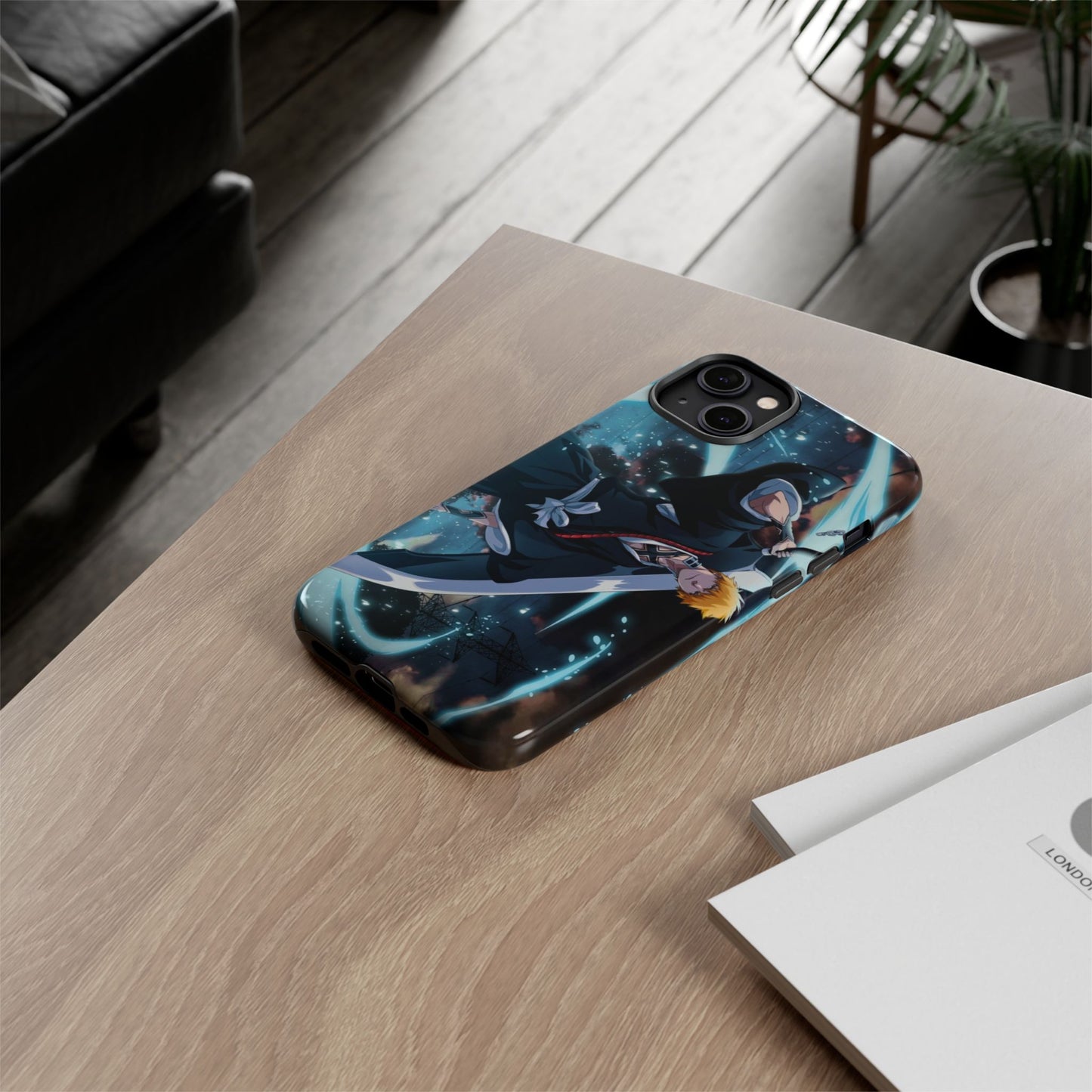 Ichigo, Kurosaki, Tough, Phone, Cases, Bleach, anime, manga, shonen, substitute, soul, reaper, society, rukia, kuchiki, bankai,