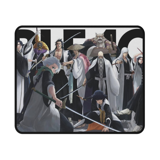 13, Court, Guard, Squad, Non-Slip Gaming Mouse Pad, Toshiro, cherry blossom, anime, shonen, Bleach, hollow, kenpachi, yamamoto, mayuri,
