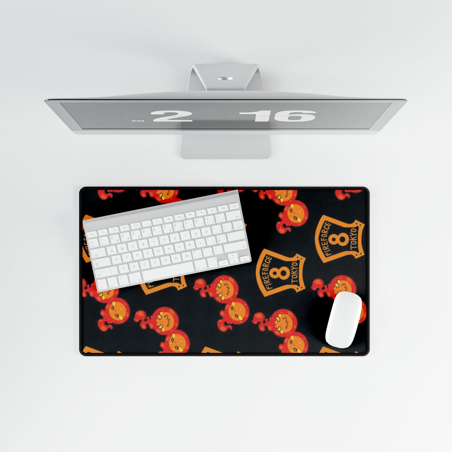 Fire Force Tokyo Desk Mat - Anime Home Office Decor, Gaming Accessories, Gift for Fans, Anime Keyboard Mat, Manga Desk Pad, Otaku Gift