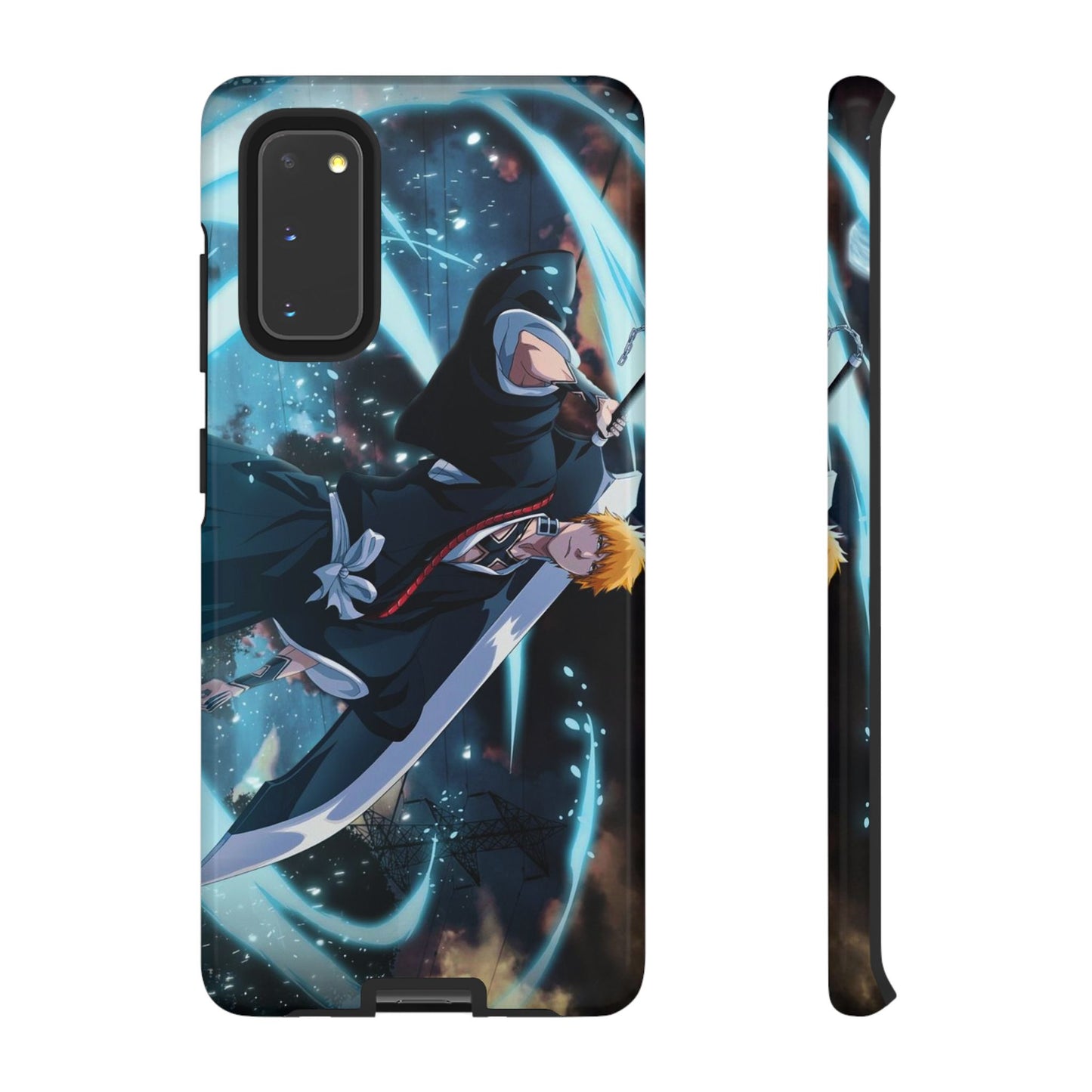 Ichigo, Kurosaki, Tough, Phone, Cases, Bleach, anime, manga, shonen, substitute, soul, reaper, society, rukia, kuchiki, bankai,
