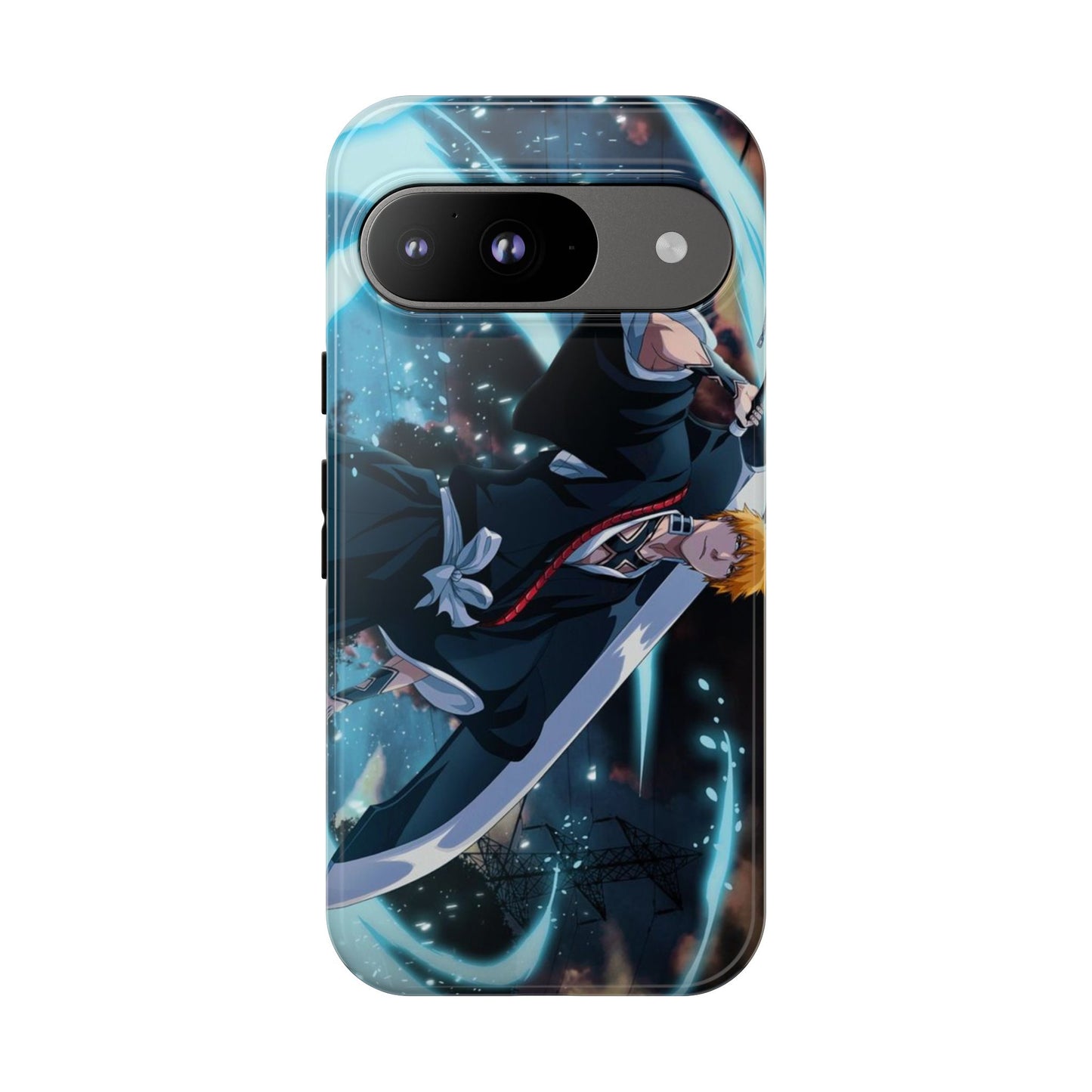 Ichigo, Kurosaki, Tough, Phone, Cases, Bleach, anime, manga, shonen, substitute, soul, reaper, society, rukia, kuchiki, bankai,