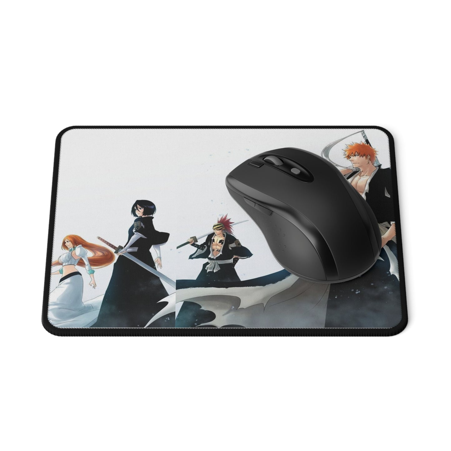 Ichihime, Renruki, Non-Slip Gaming Mouse Pad, ichigo, renji, rukia, orihime, bleach, anime shonen, accessories, gift, merch, aizen