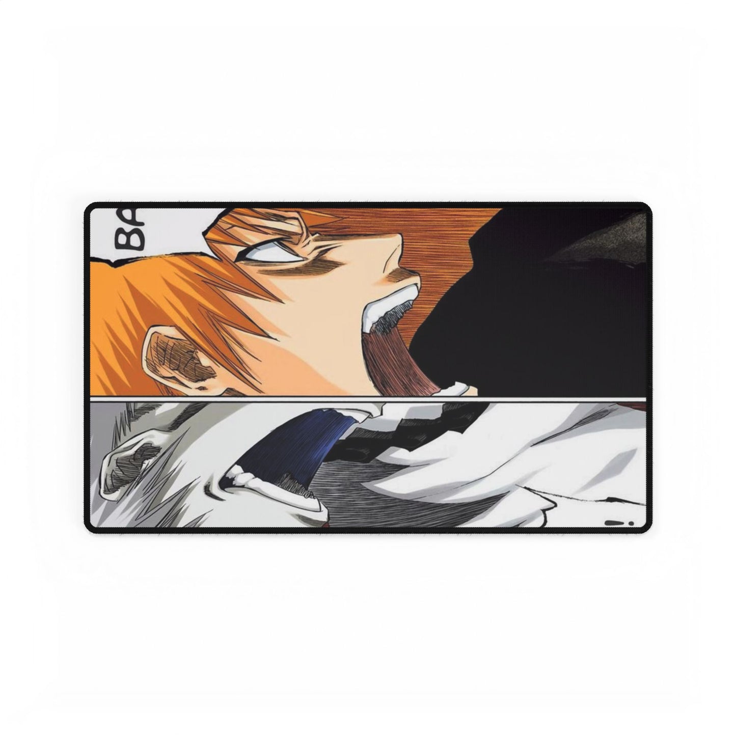 Bleach Desk Mats - Ichigo Zangetsu Anime Manga Sword Hollow Soul Reaper Society White, Anime Desk Mat, Manga Mouse Pad, Shonen Work Mat,