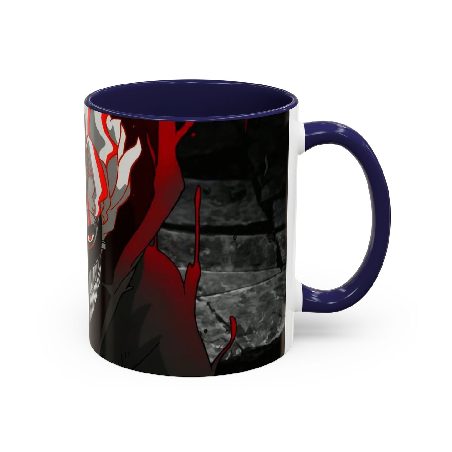 Turbo, Okarun, Accent Coffee Mug (11, 15oz), dandadan, anime, shonen, manga, Ken, Takakura, Granny, Seiko, Momo, Ayase