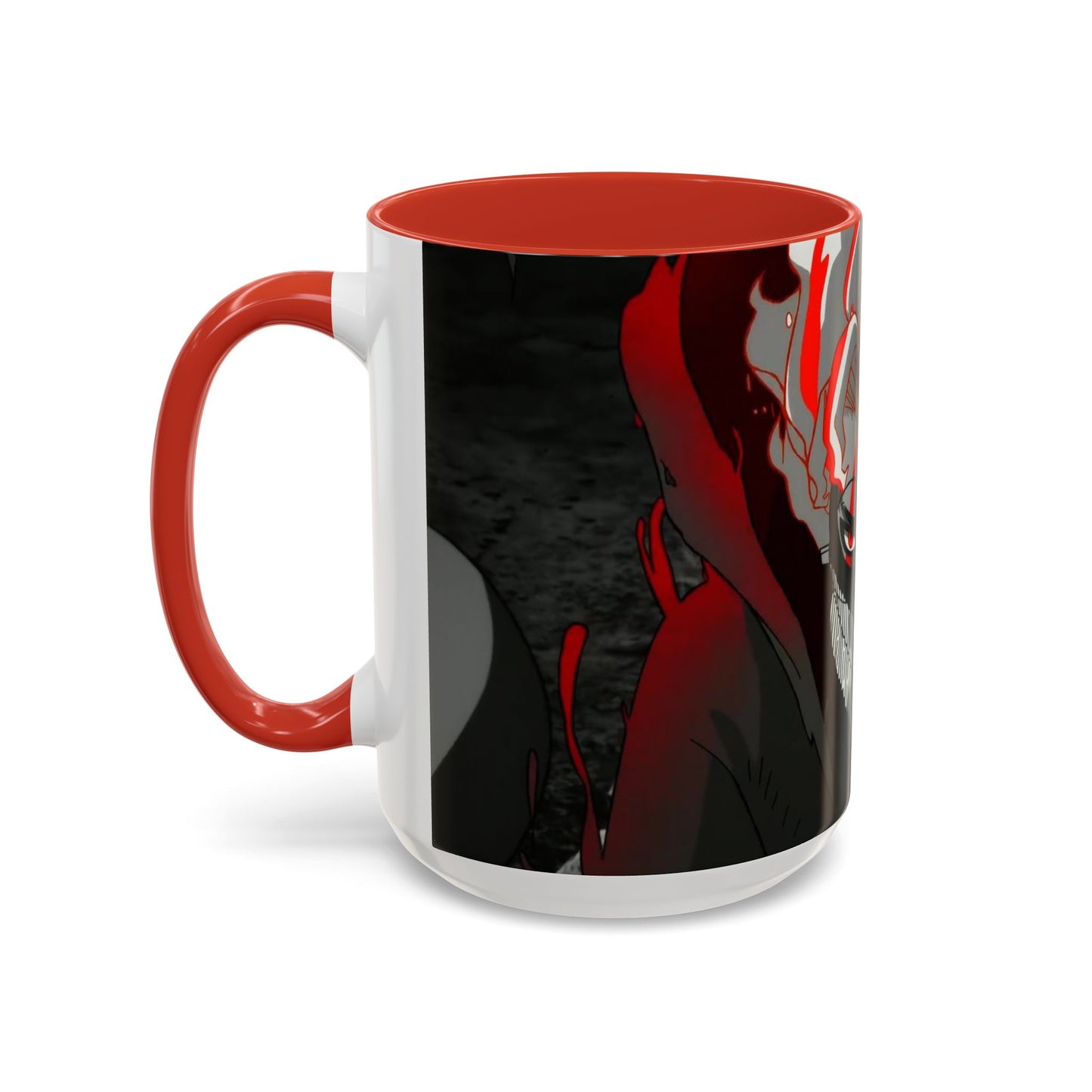Turbo, Okarun, Accent Coffee Mug (11, 15oz), dandadan, anime, shonen, manga, Ken, Takakura, Granny, Seiko, Momo, Ayase