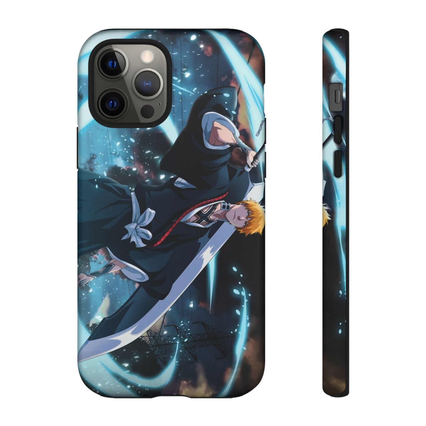 Ichigo, Kurosaki, Tough, Phone, Cases, Bleach, anime, manga, shonen, substitute, soul, reaper, society, rukia, kuchiki, bankai,