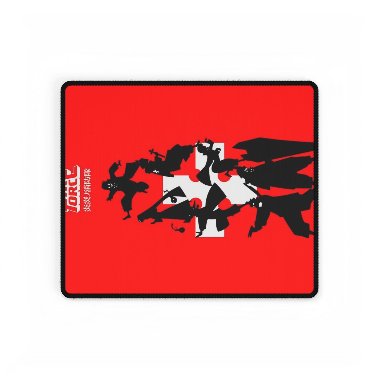 Fire Force Silhouette Desk Mat - Anime Keyboard Pad, Company 8 Desk Mat, Manga Gaming Accessory, Otaku Gift