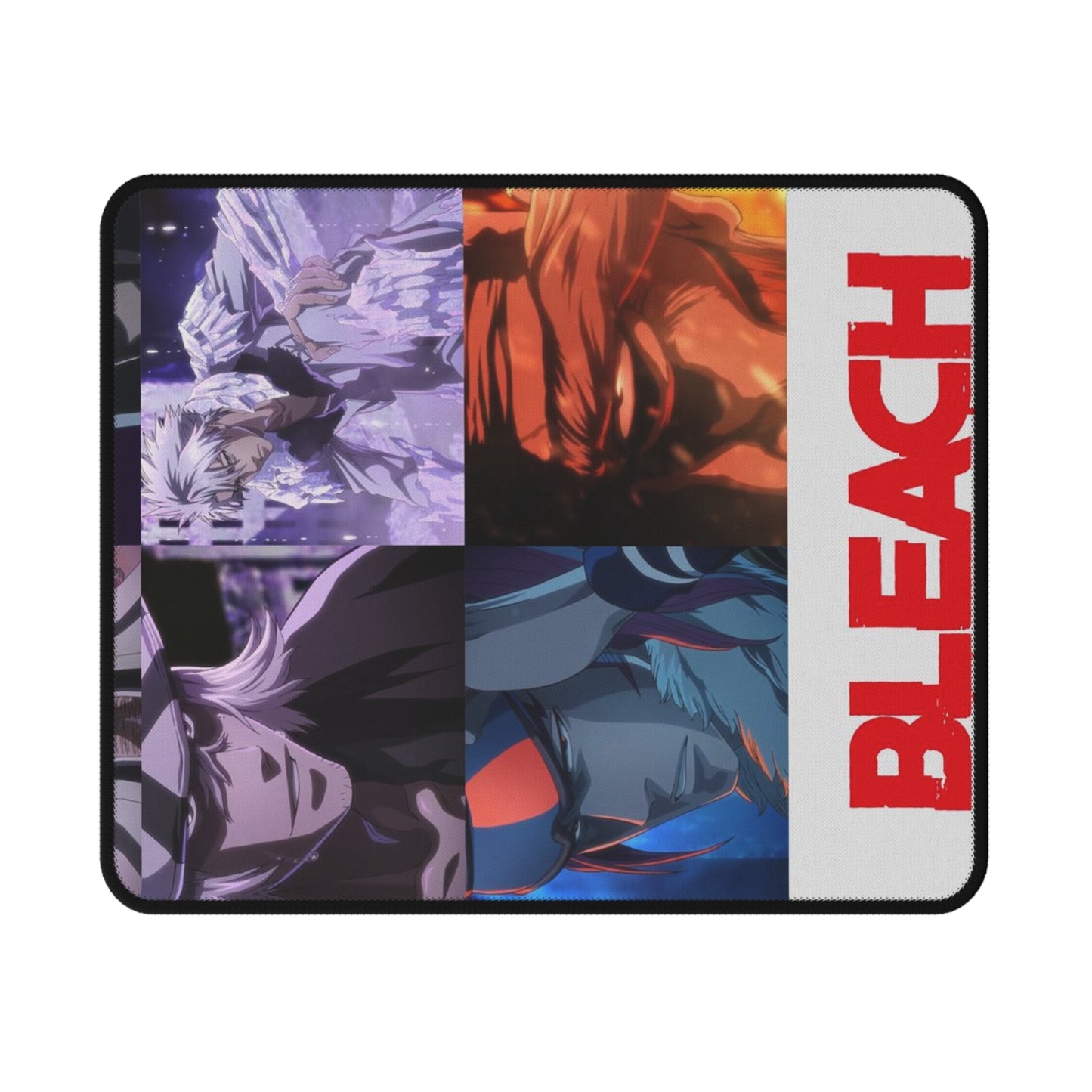 Anime Bleach Non-Slip Gaming Mouse Pad - Captains Squads Yamamoto Urahara, 13 Court Guard Squad Toshiro, Kyorako, Shunsui, Kenpachi, Kisuke,
