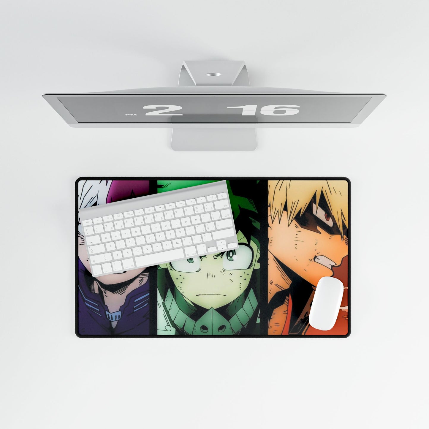 Midoriya, Todoroki, Bakugo, Desk Mats, Izuku midoriya, shoto todoroki, katsuki bakugo, my hero academia, mha