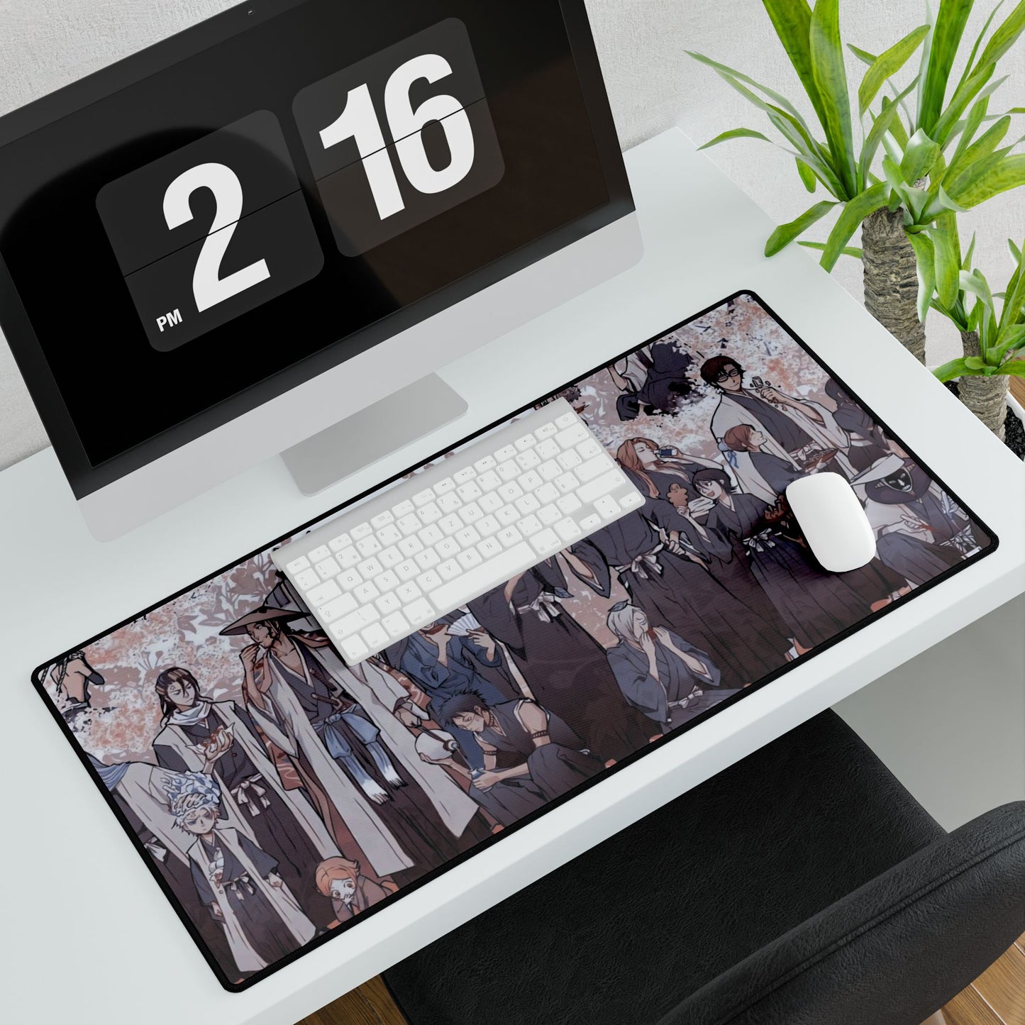 Bleach, Soul, Society, Desk Mats, anime, shonen, desk, accessories, ichigo, rukia, kenpachi, yamamoto, soi fon, renji, unohana