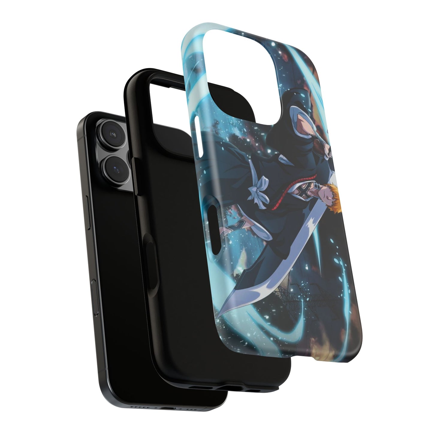 Ichigo, Kurosaki, Tough, Phone, Cases, Bleach, anime, manga, shonen, substitute, soul, reaper, society, rukia, kuchiki, bankai,