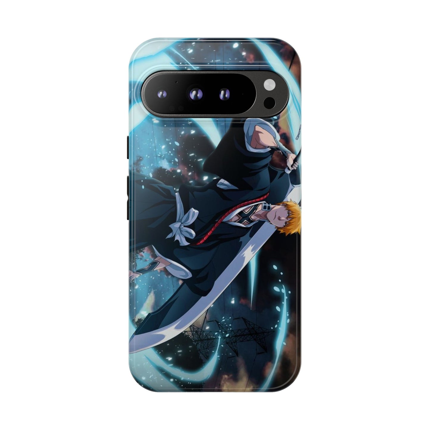 Ichigo, Kurosaki, Tough, Phone, Cases, Bleach, anime, manga, shonen, substitute, soul, reaper, society, rukia, kuchiki, bankai,