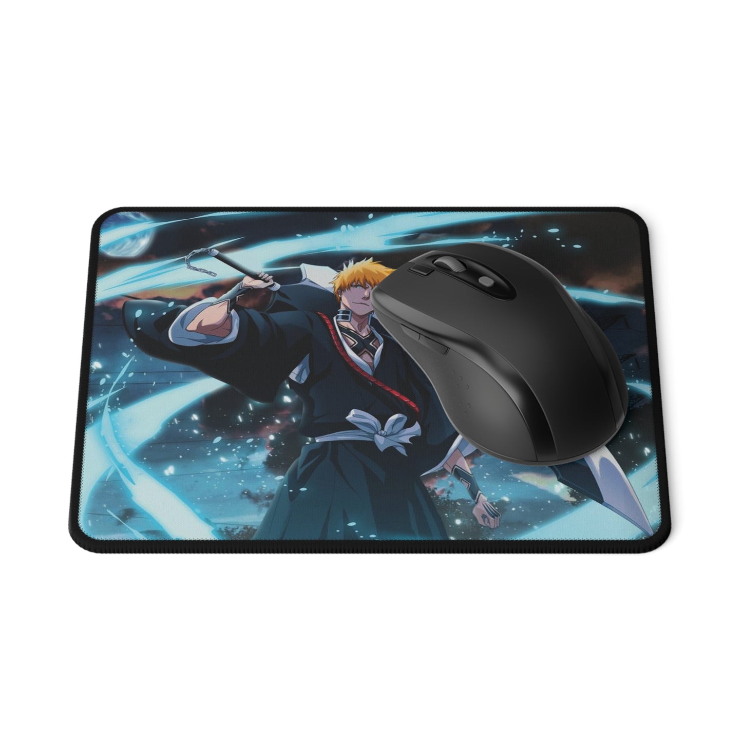 Ichigo, Kurosaki, Non-Slip Gaming Mouse Pad, Bleach, anime, manga, shonen, substitute, soul, reaper, society, rukia, bankai, yoruichi
