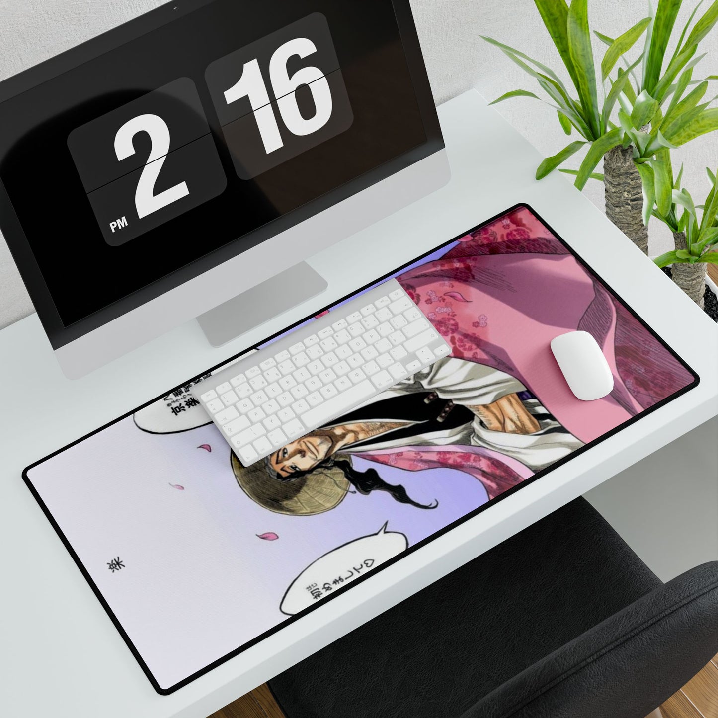 Captain, Shunsui, Kyorako, Desk Mats, Bleach, anime, yamamoto, hollow, anime, shonen, ichigo, rukia, kenpachi