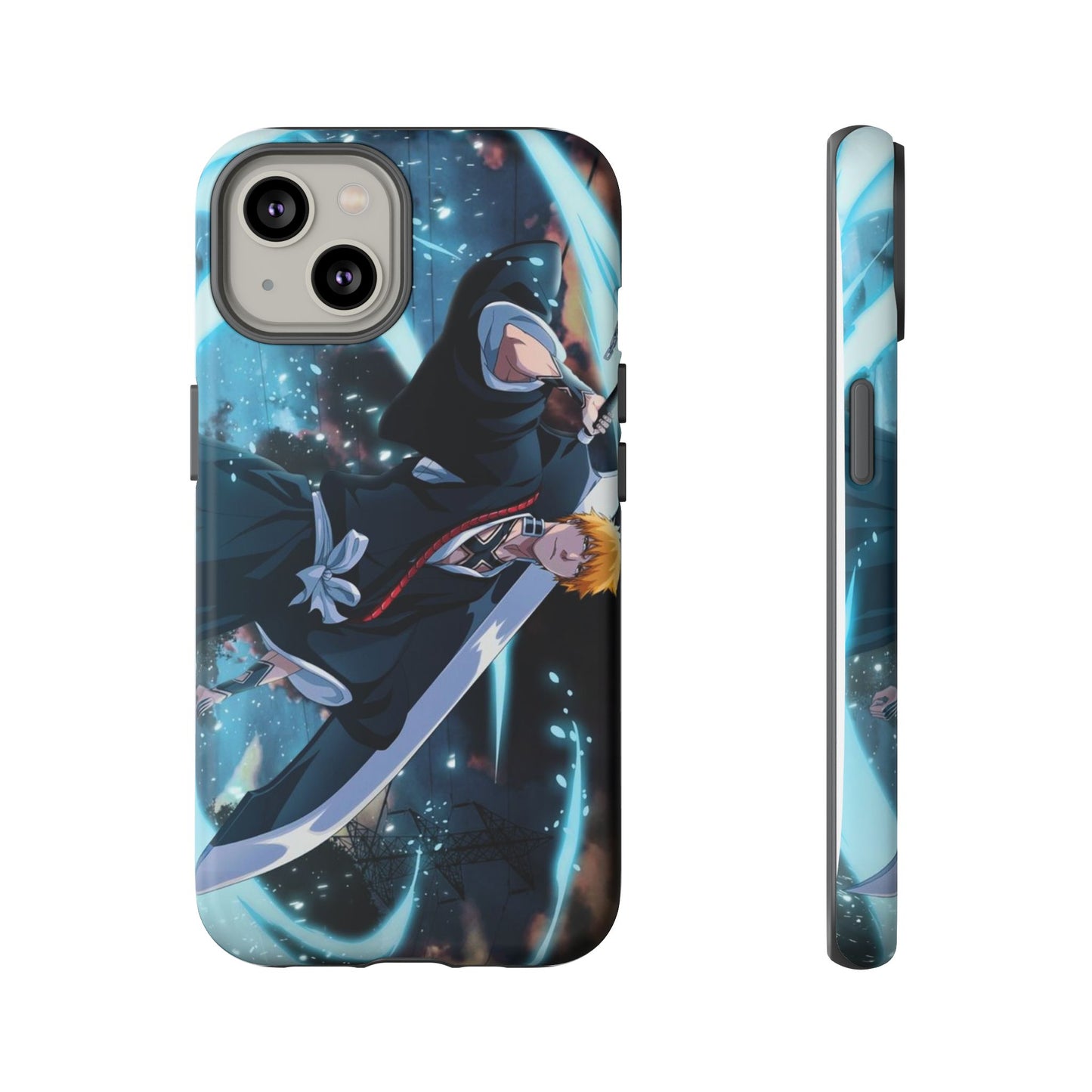Ichigo, Kurosaki, Tough, Phone, Cases, Bleach, anime, manga, shonen, substitute, soul, reaper, society, rukia, kuchiki, bankai,