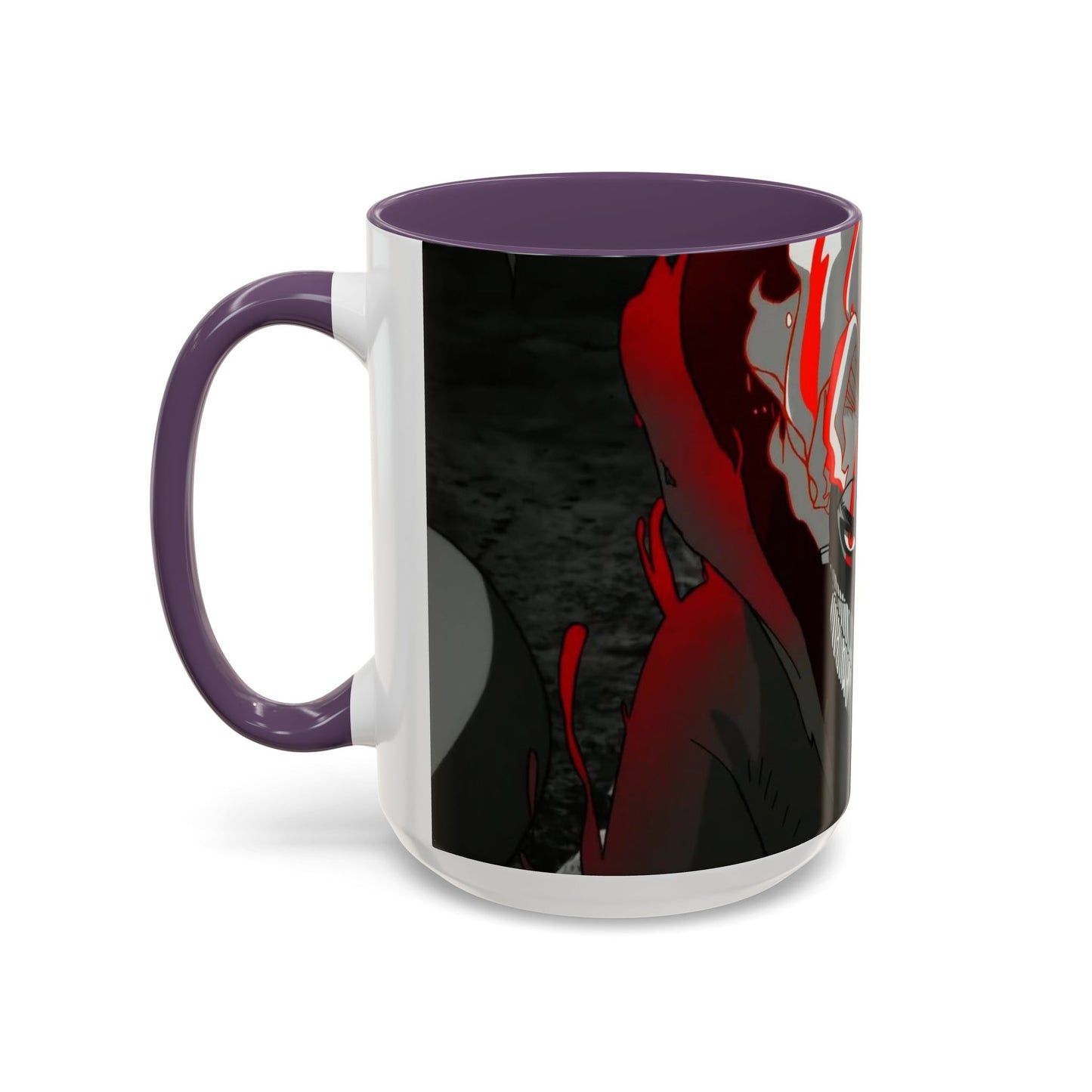 Turbo, Okarun, Accent Coffee Mug (11, 15oz), dandadan, anime, shonen, manga, Ken, Takakura, Granny, Seiko, Momo, Ayase