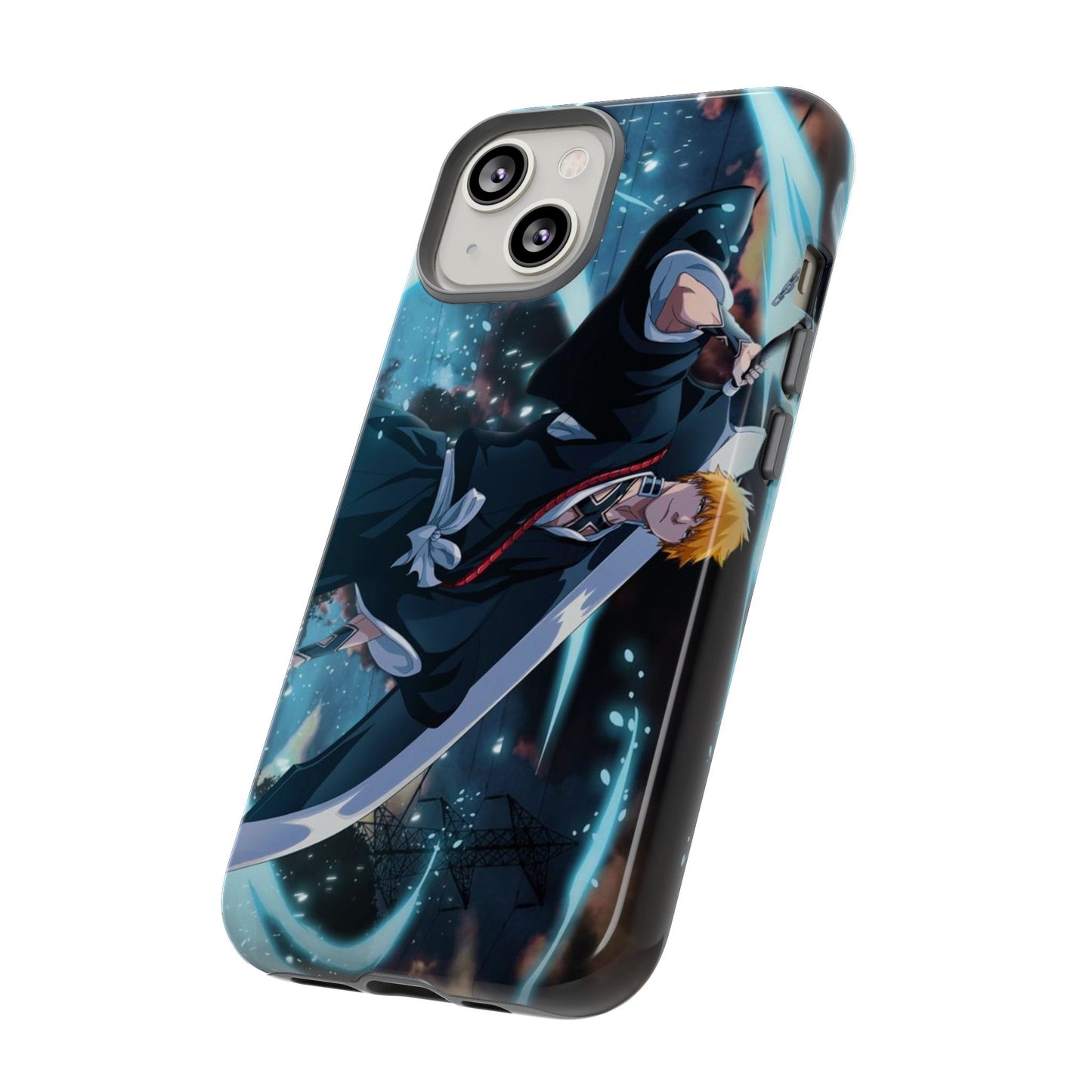 Ichigo, Kurosaki, Tough, Phone, Cases, Bleach, anime, manga, shonen, substitute, soul, reaper, society, rukia, kuchiki, bankai,