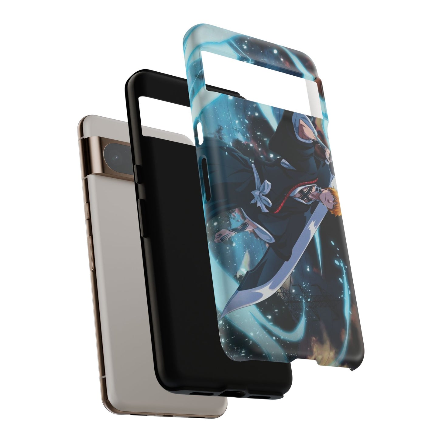 Ichigo, Kurosaki, Tough, Phone, Cases, Bleach, anime, manga, shonen, substitute, soul, reaper, society, rukia, kuchiki, bankai,