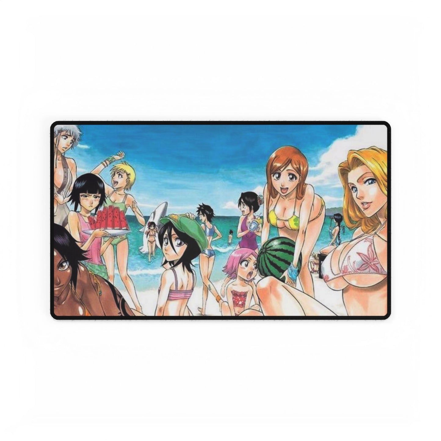 Bleach, Women, Desk Mats, anime, manga, shonen, orihime, rangiku, yoruichi, accessories, rukia, waifu, ichigo, unohana