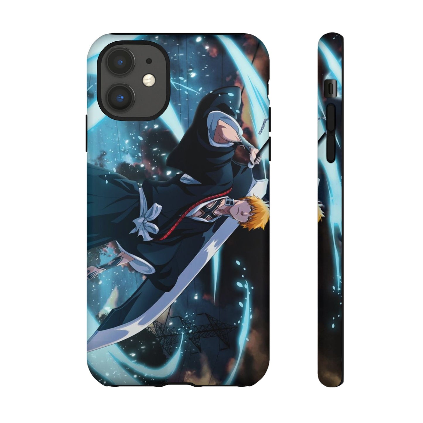 Ichigo, Kurosaki, Tough, Phone, Cases, Bleach, anime, manga, shonen, substitute, soul, reaper, society, rukia, kuchiki, bankai,