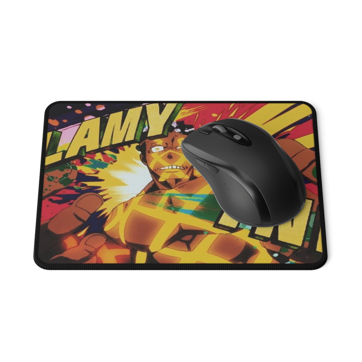 Ogun Montgomery Gaming Mouse Pad - Fire Force Non-Slip Mat, Anime Character Desk Pad, Manga Gaming Accessory, Otaku Gift