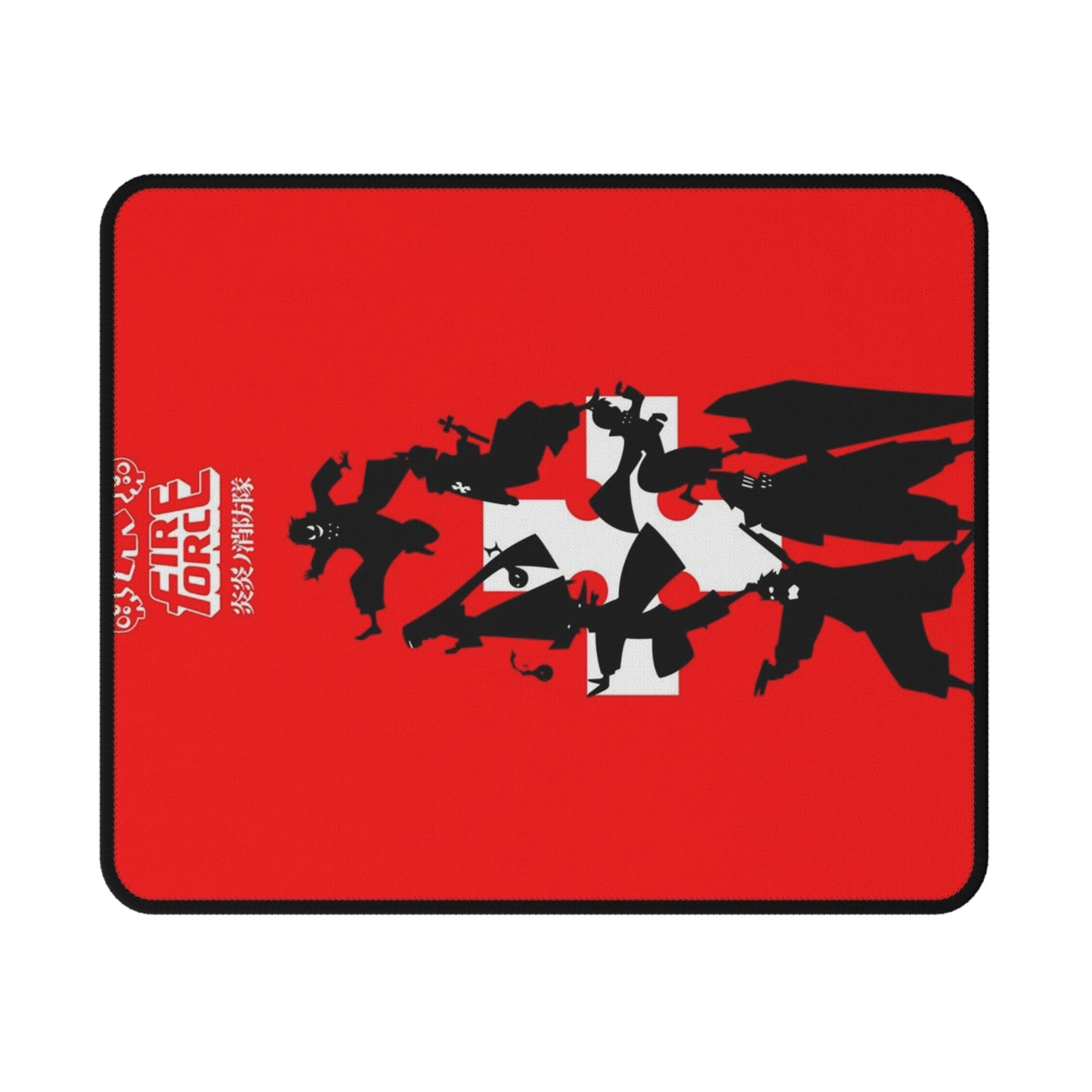 Fire Force Silhouette Gaming Mouse Pad - Non-Slip Mat, Anime Character Silhouettes, Manga Gaming Pad, Otaku Gift
