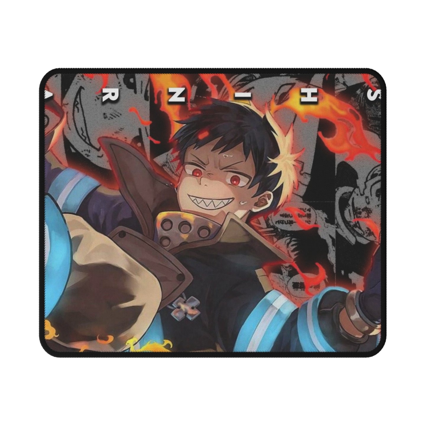 Fire Force Shinra Kusakabe Mousepad - Anime Gaming Mat, Manga Desk Accessory, Gift for Otaku