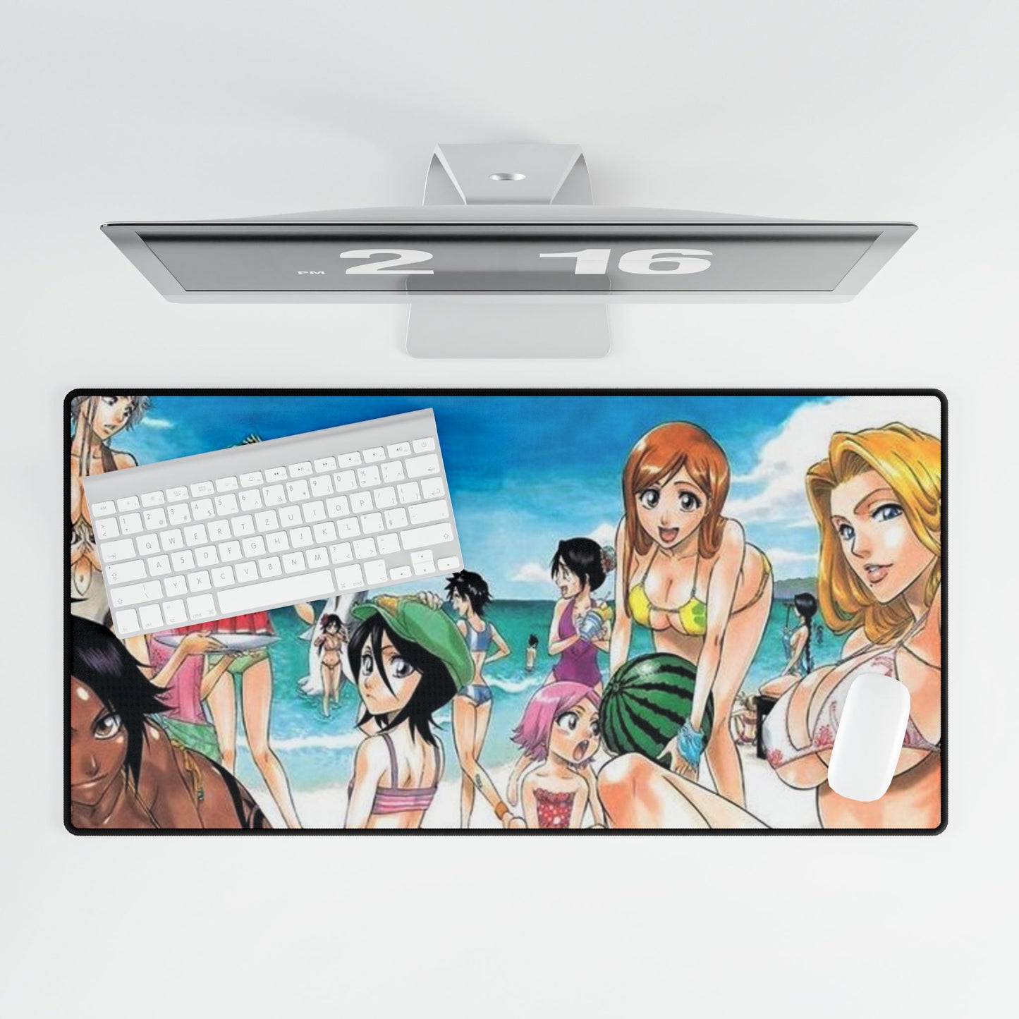 Bleach, Women, Desk Mats, anime, manga, shonen, orihime, rangiku, yoruichi, accessories, rukia, waifu, ichigo, unohana