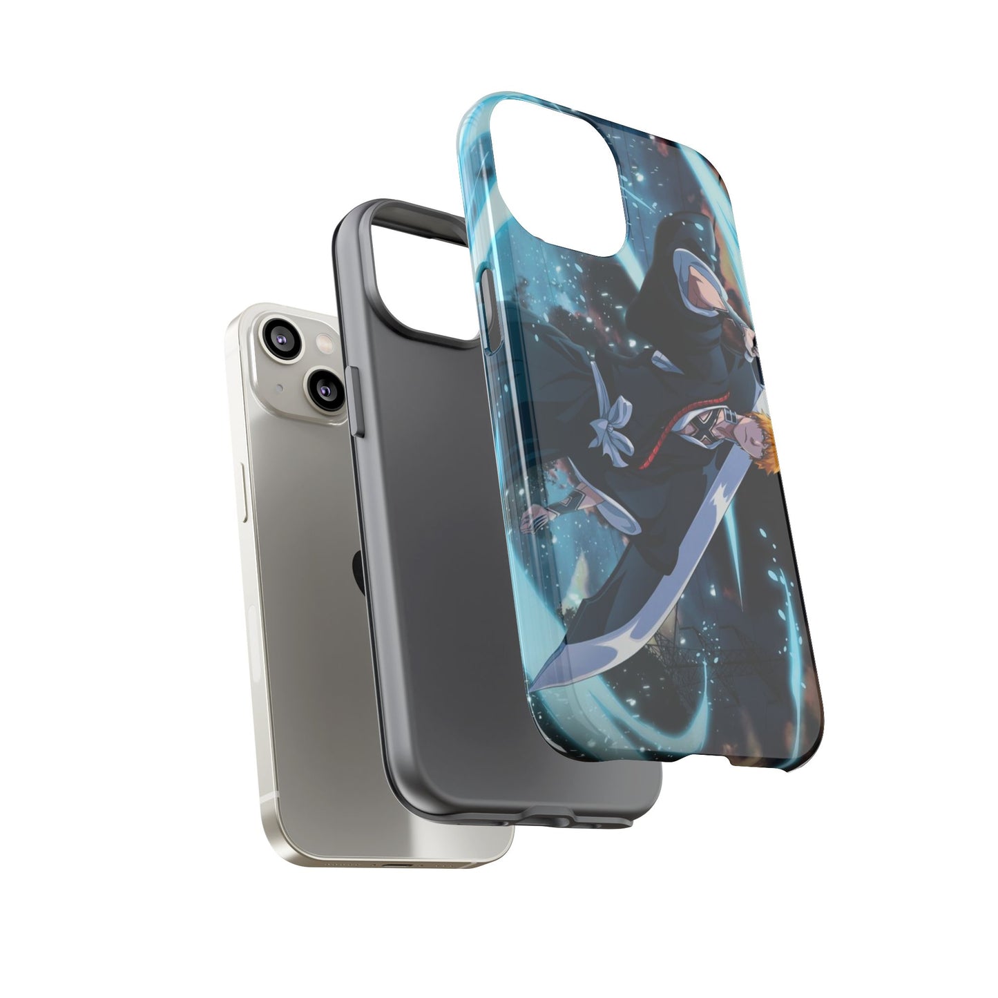 Ichigo, Kurosaki, Tough, Phone, Cases, Bleach, anime, manga, shonen, substitute, soul, reaper, society, rukia, kuchiki, bankai,