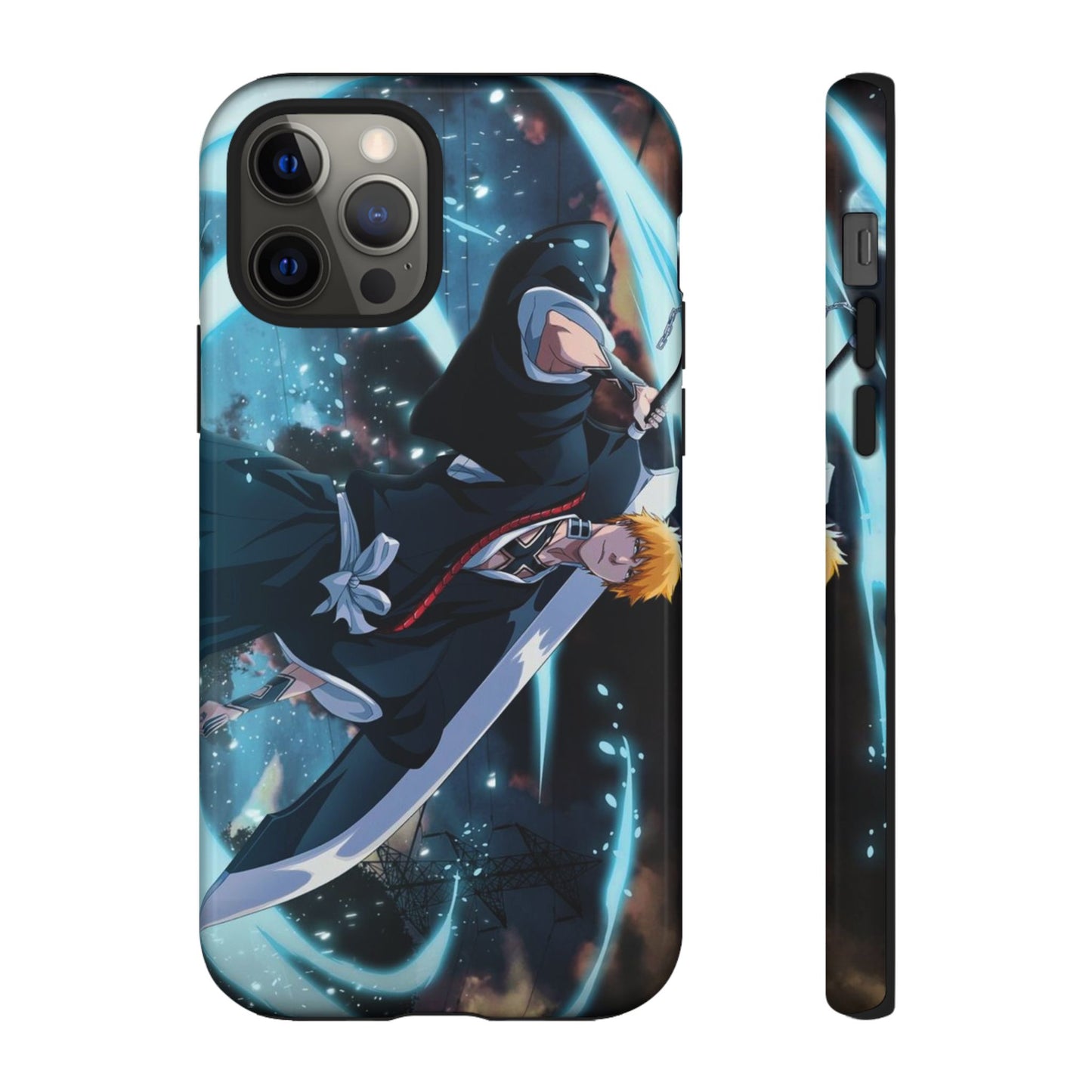 Ichigo, Kurosaki, Tough, Phone, Cases, Bleach, anime, manga, shonen, substitute, soul, reaper, society, rukia, kuchiki, bankai,