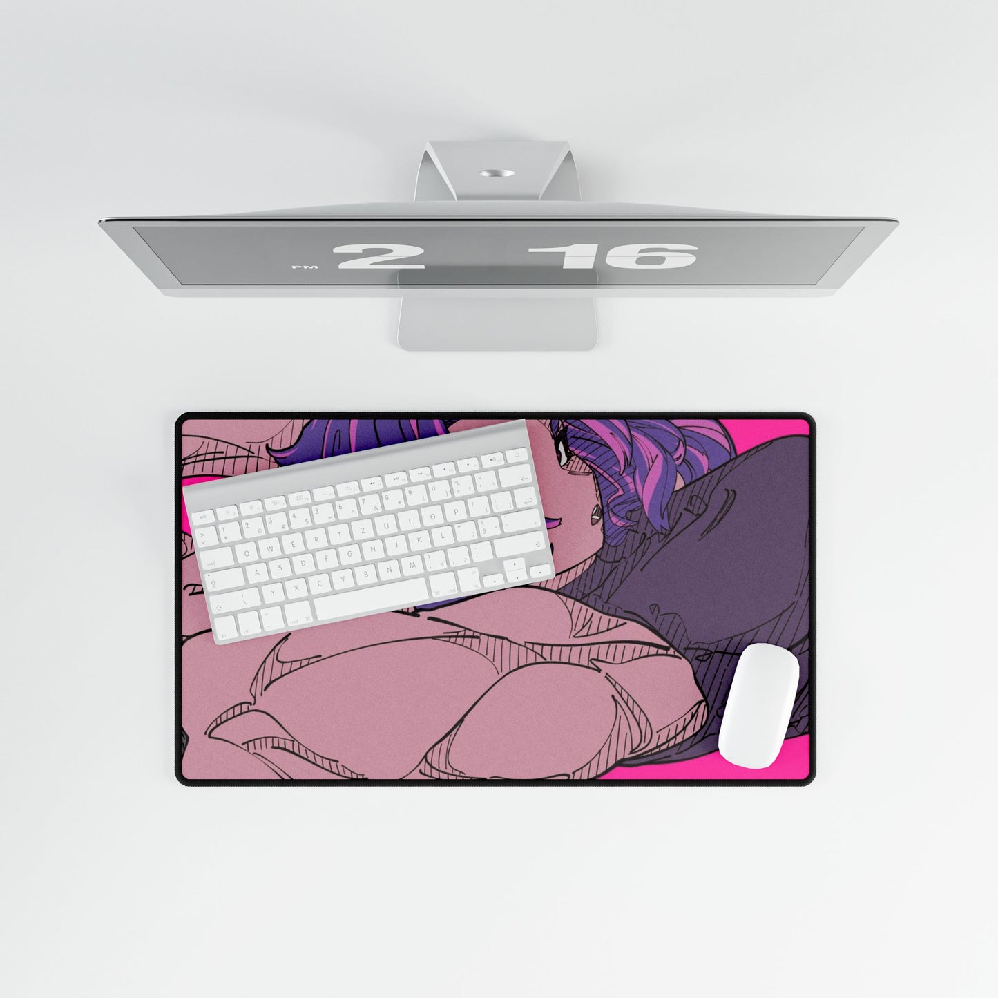 Shonen Anime Desk Mats - My Hero Academia Hero Characters - Endeavor Hawks Deku Bakugo Ochacko Milf - Manga Office Decor, Gaming Mat