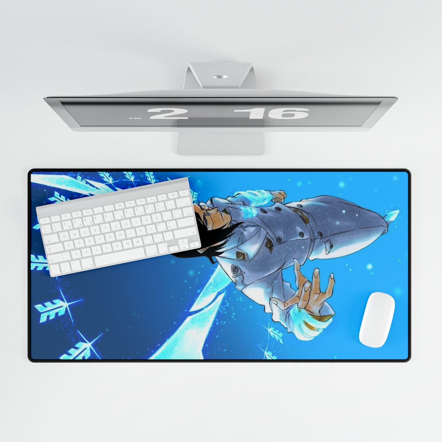 Bleach Desk Mats - Anime Manga Uryu Ishida Gift for Christmas, Shritft Quincy Sternwritter Ichigo Kurosaki Almighty Ywach, Mouse Pad, Gaming
