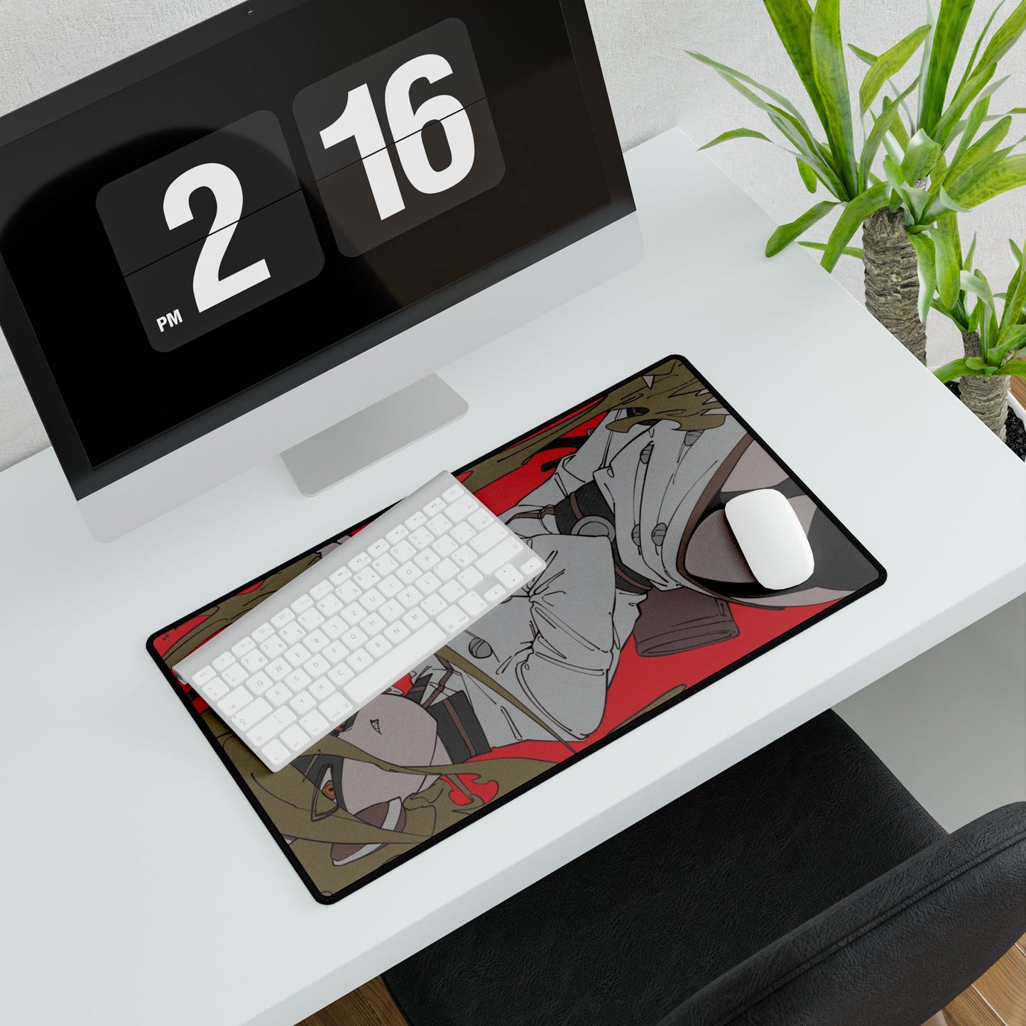 Burnin, My Hero Academia Desk Mats - Enji, Shoto, Dabi, Hawks Design, Anime Desk Accessories, Heroic Office Decor, Custom Gaming Mat