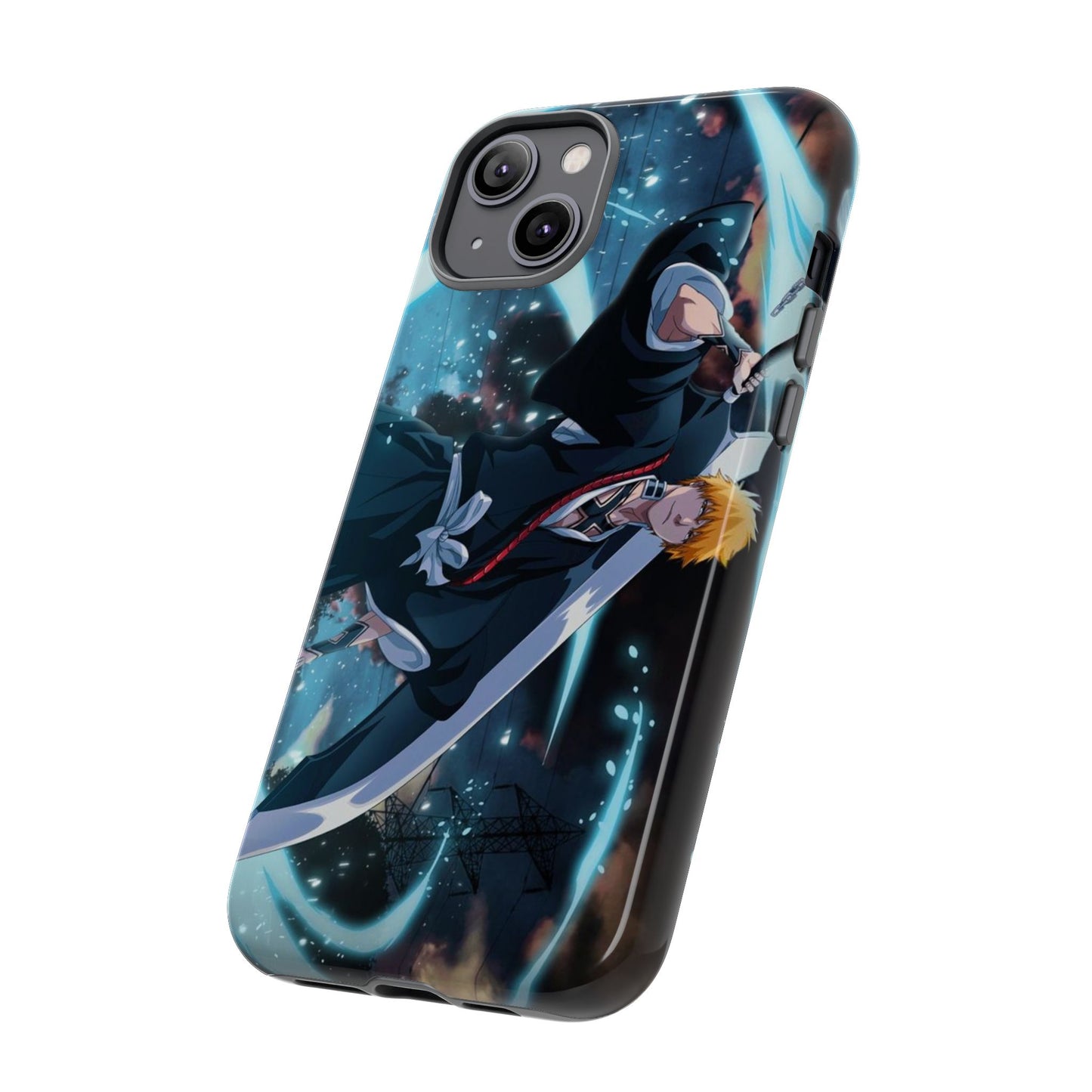 Ichigo, Kurosaki, Tough, Phone, Cases, Bleach, anime, manga, shonen, substitute, soul, reaper, society, rukia, kuchiki, bankai,