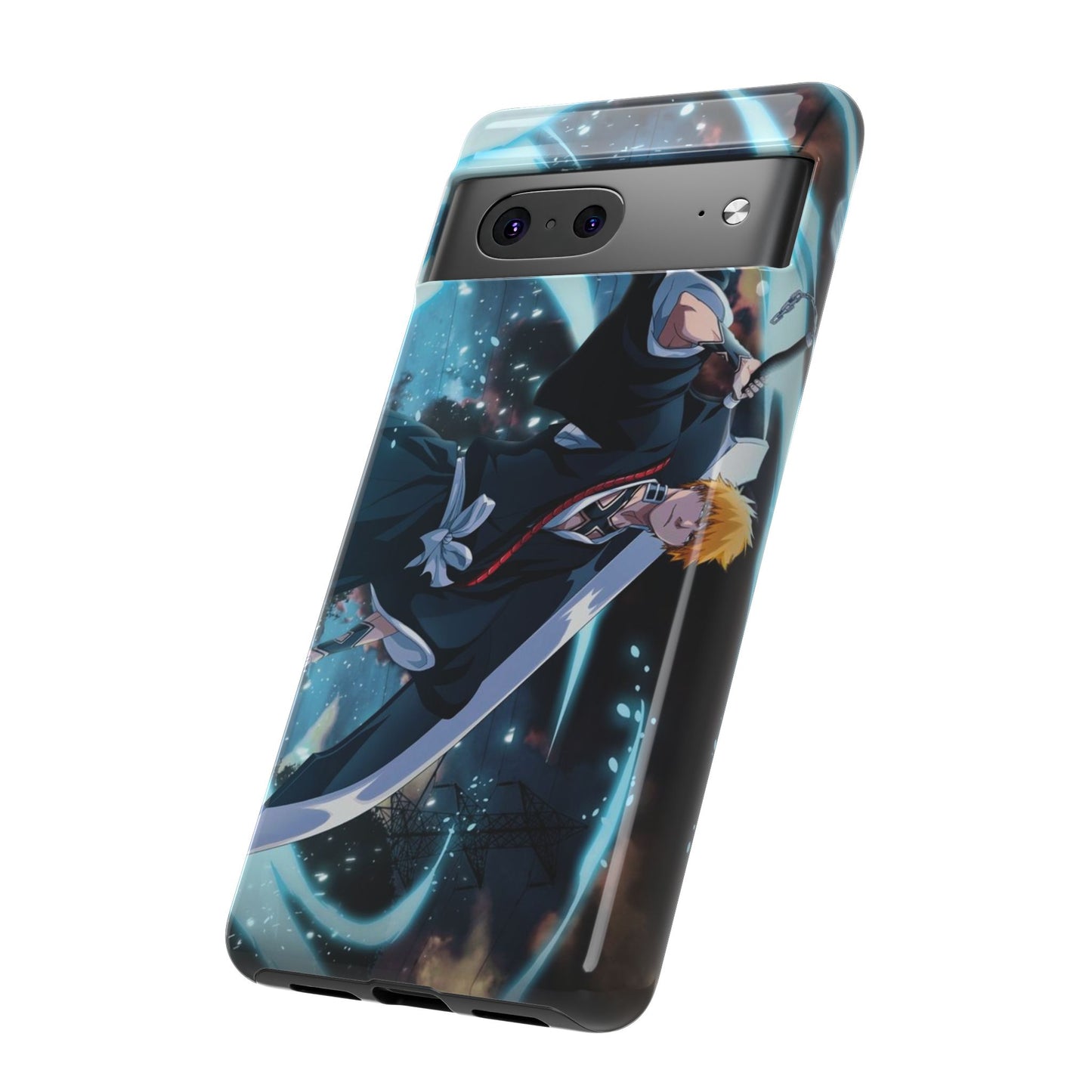 Ichigo, Kurosaki, Tough, Phone, Cases, Bleach, anime, manga, shonen, substitute, soul, reaper, society, rukia, kuchiki, bankai,
