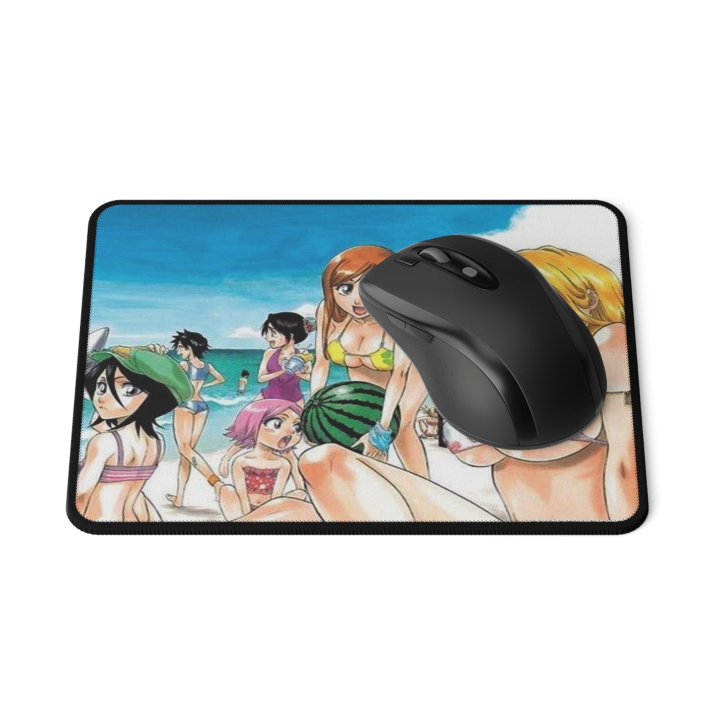 Bleach, Women, Non-Slip Gaming Mouse Pad, anime, manga, shonen, orihime, rangiku, yoruichi, accessories, rukia, waifu, ichigo, unohana