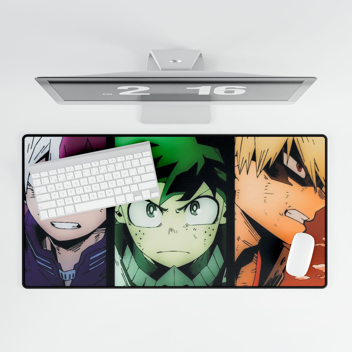 Midoriya, Todoroki, Bakugo, Desk Mats, Izuku midoriya, shoto todoroki, katsuki bakugo, my hero academia, mha
