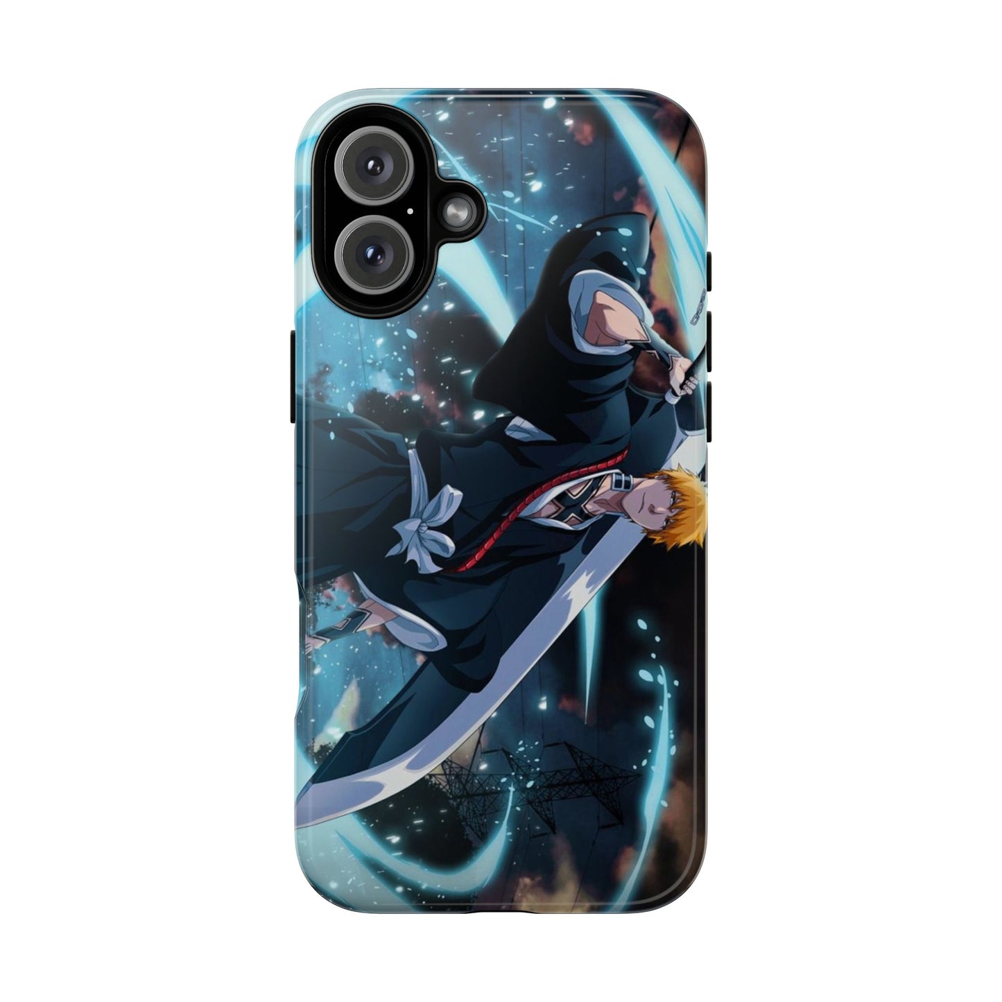 Ichigo, Kurosaki, Tough, Phone, Cases, Bleach, anime, manga, shonen, substitute, soul, reaper, society, rukia, kuchiki, bankai,