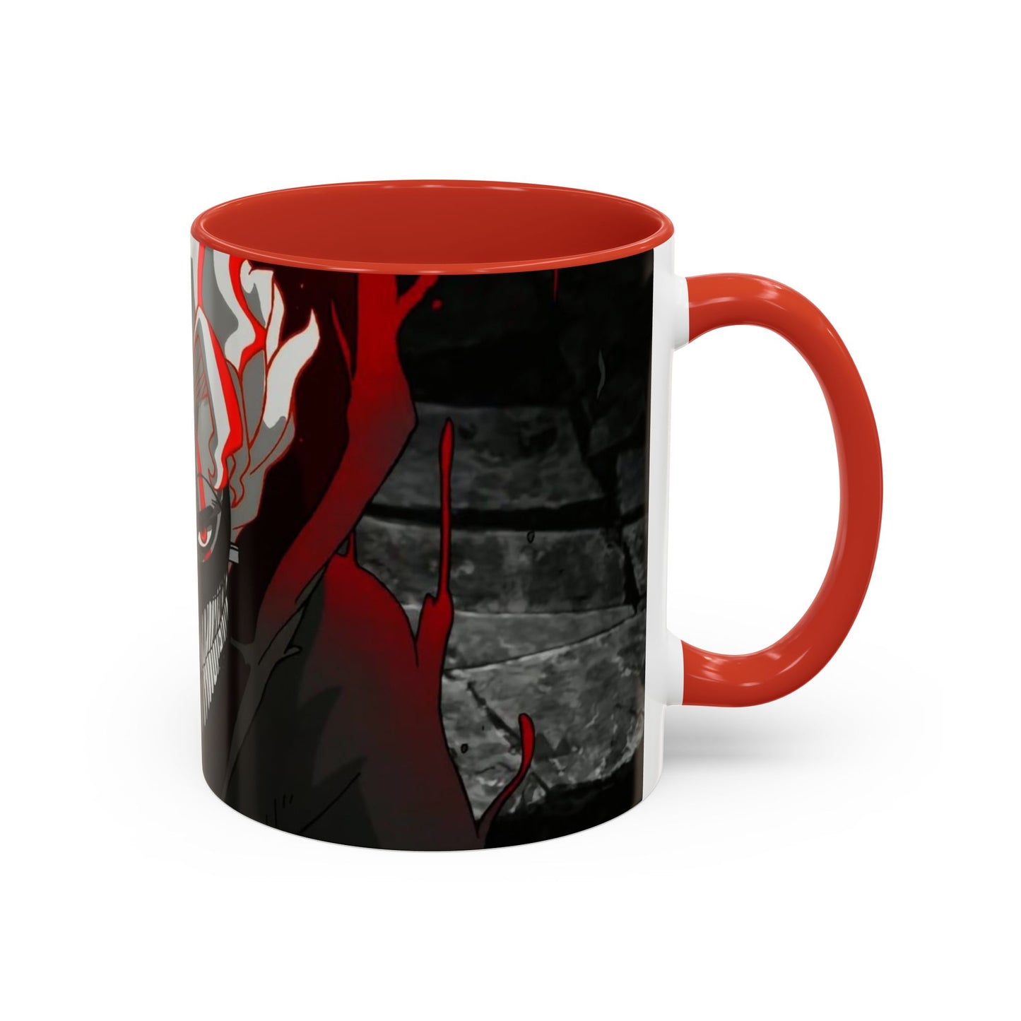 Turbo, Okarun, Accent Coffee Mug (11, 15oz), dandadan, anime, shonen, manga, Ken, Takakura, Granny, Seiko, Momo, Ayase