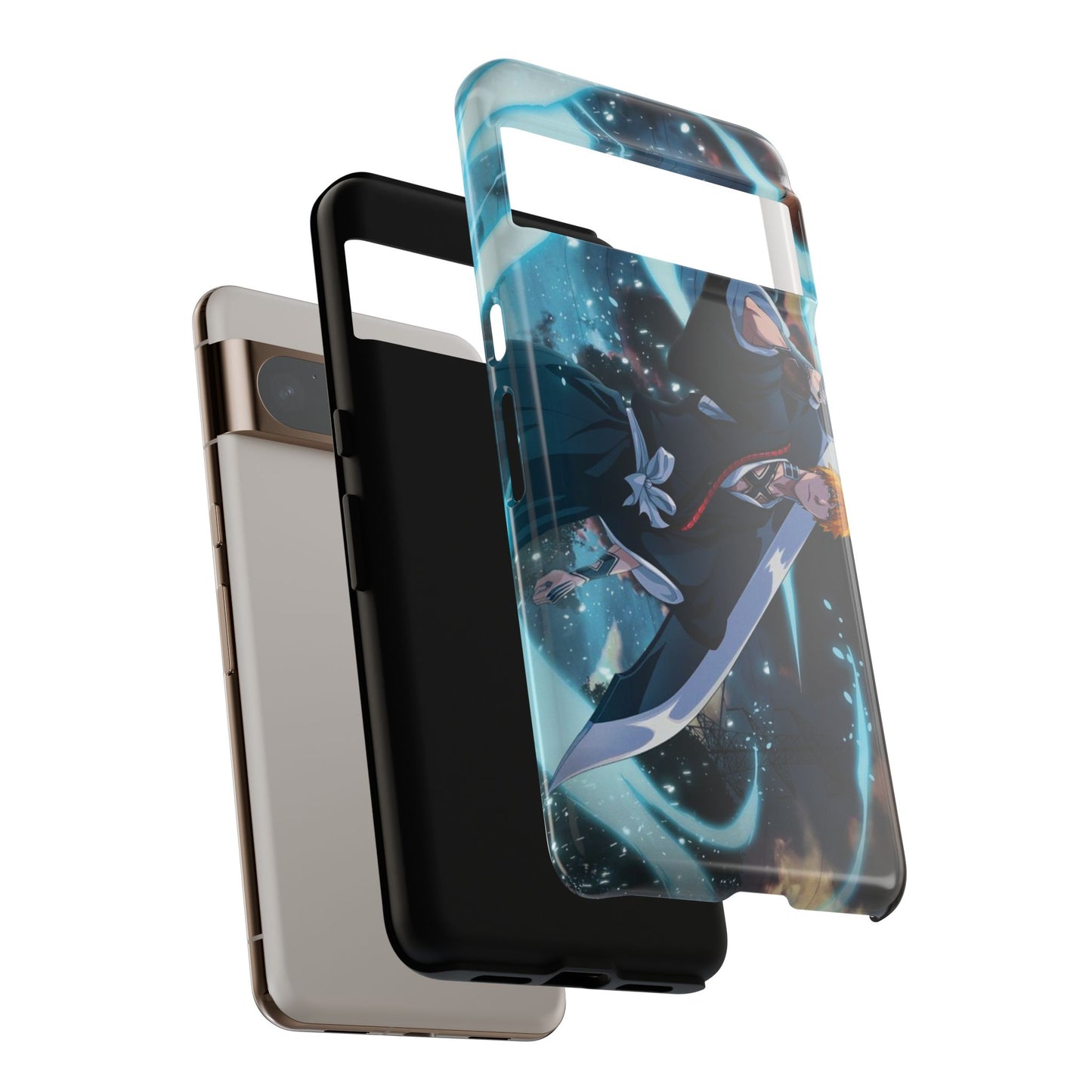 Ichigo, Kurosaki, Tough, Phone, Cases, Bleach, anime, manga, shonen, substitute, soul, reaper, society, rukia, kuchiki, bankai,