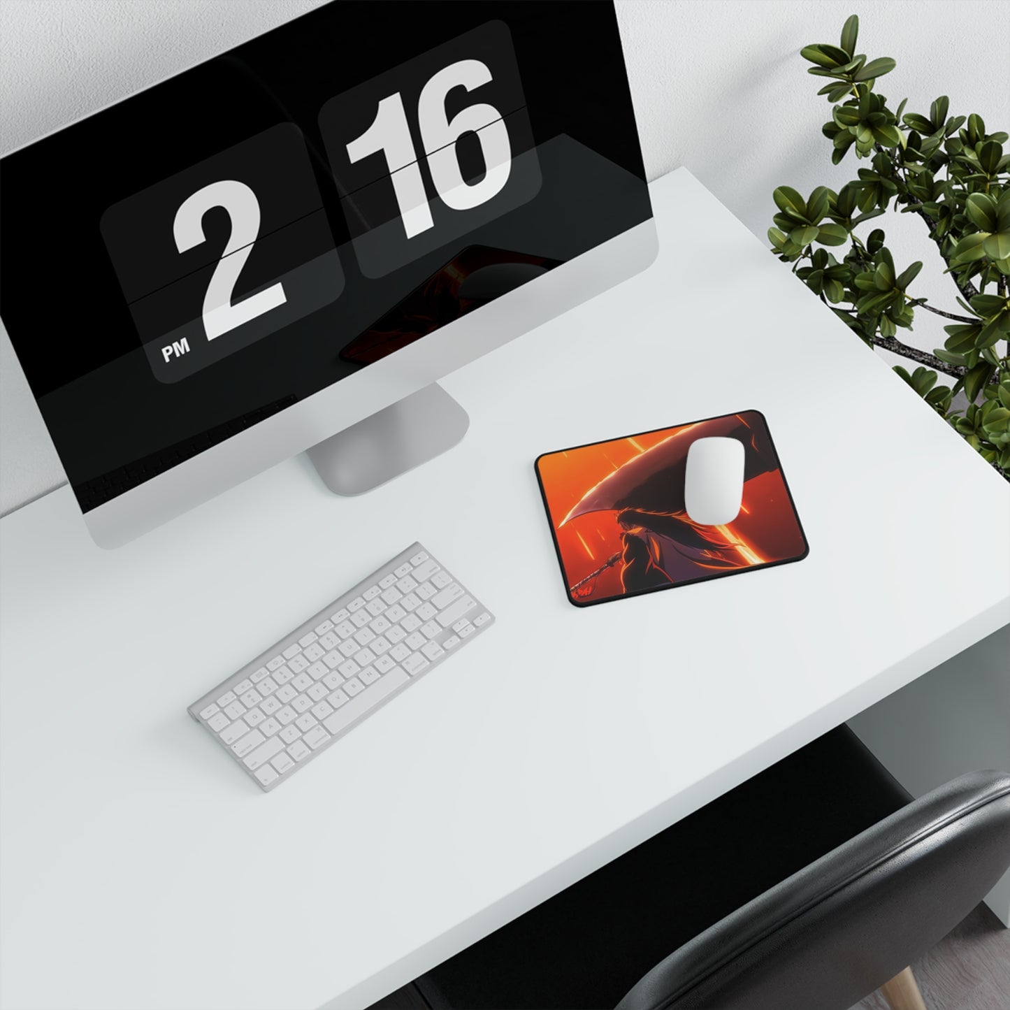 Kenpachi, Zaraki, Non-Slip Gaming Mouse Pad, Bleach, anime, manga, shonen, ichigo, unohana, yachiru, rukia, hollow, soul, reaper, unohana,