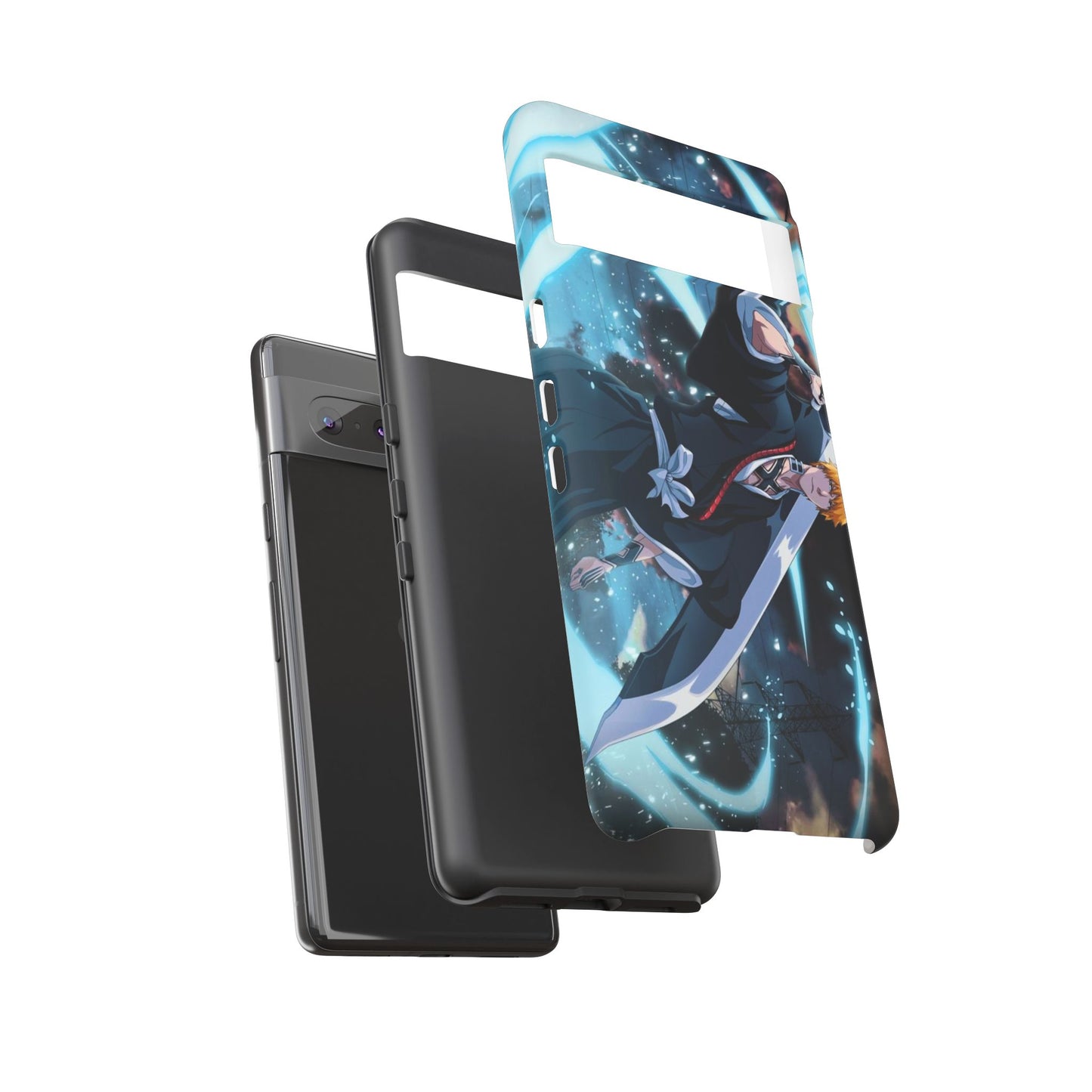 Ichigo, Kurosaki, Tough, Phone, Cases, Bleach, anime, manga, shonen, substitute, soul, reaper, society, rukia, kuchiki, bankai, 