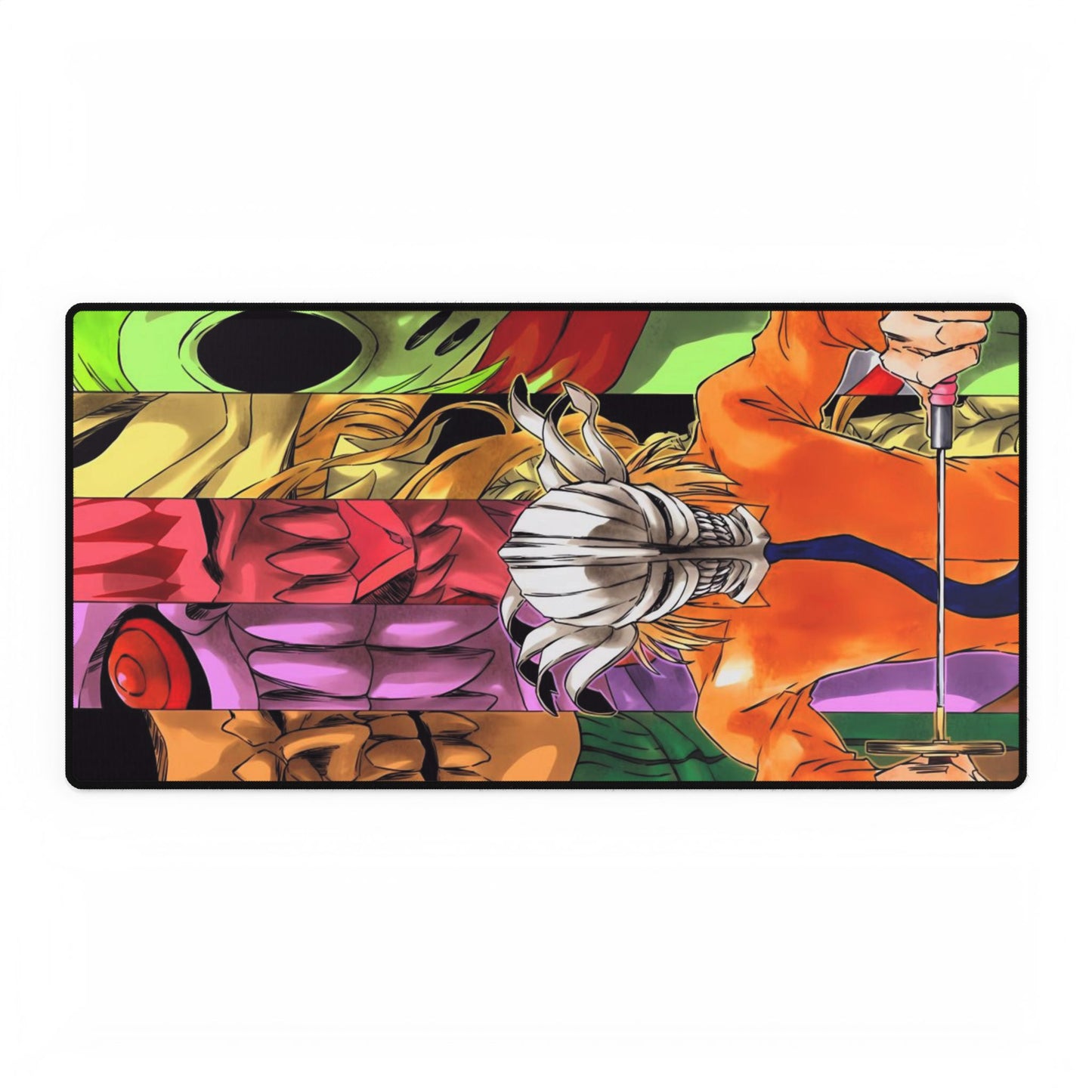 Bleach Desk Mats - Shinji Hirako Visards Hollow Shinigami Soul Reaper Society Ichigo Aizen Anime Accessories Gift Merch, Office Desk Decor,