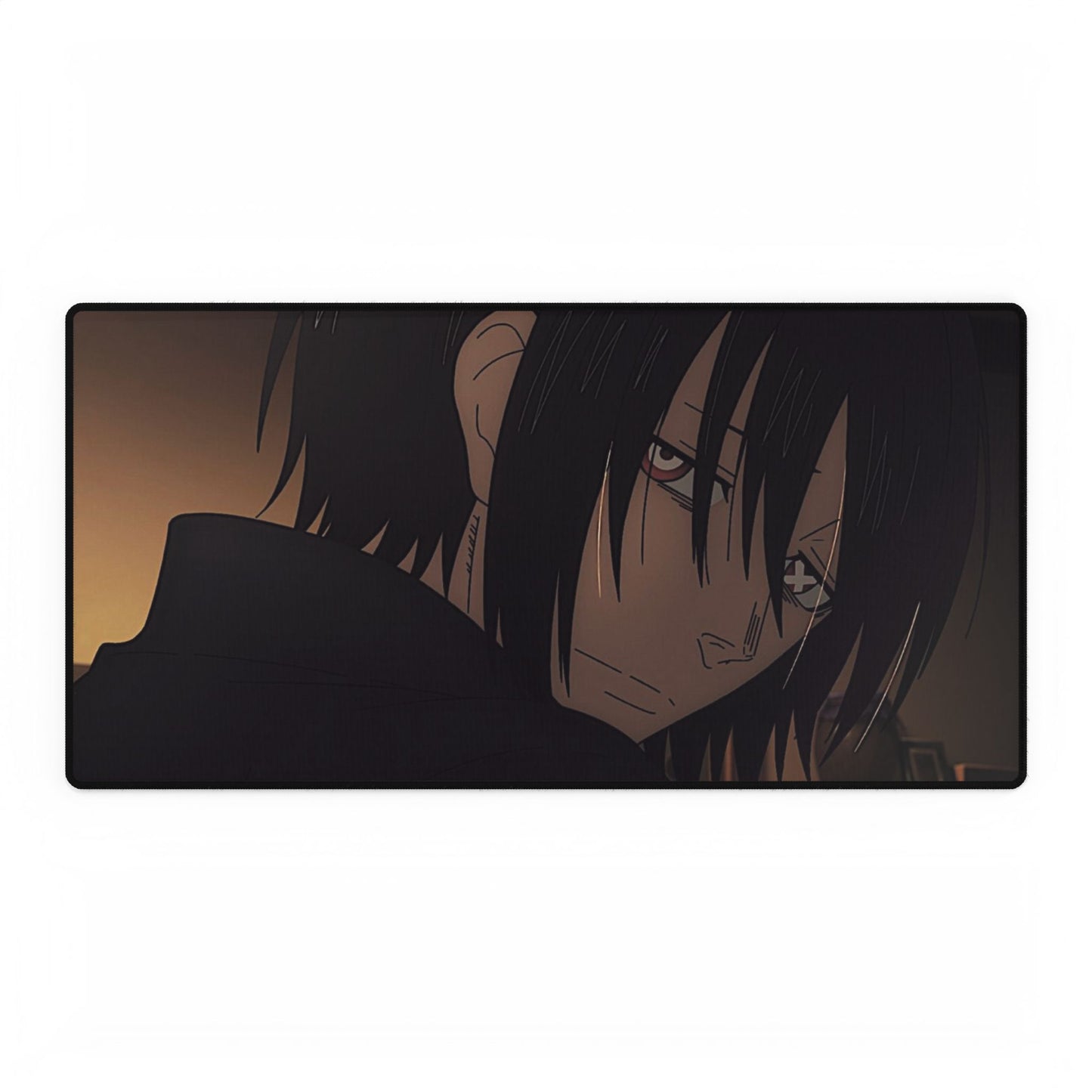 Benimaru Shinmon Desk Mat - Fire Force Anime- Unique Art Design - Extended Size Gaming Mat - Manga Fan Gift Desk Accessories