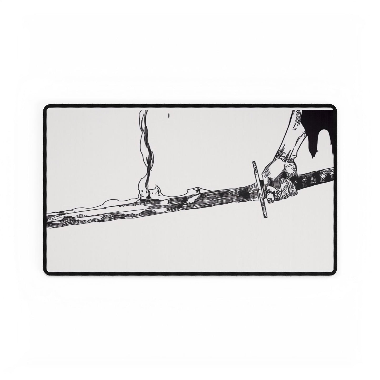 Bankai, Desk Mats, bleach, yamamoto, old man, head captain, fire, zanka, no, tachi, sword, katana, anime, shonen, manga, accessories