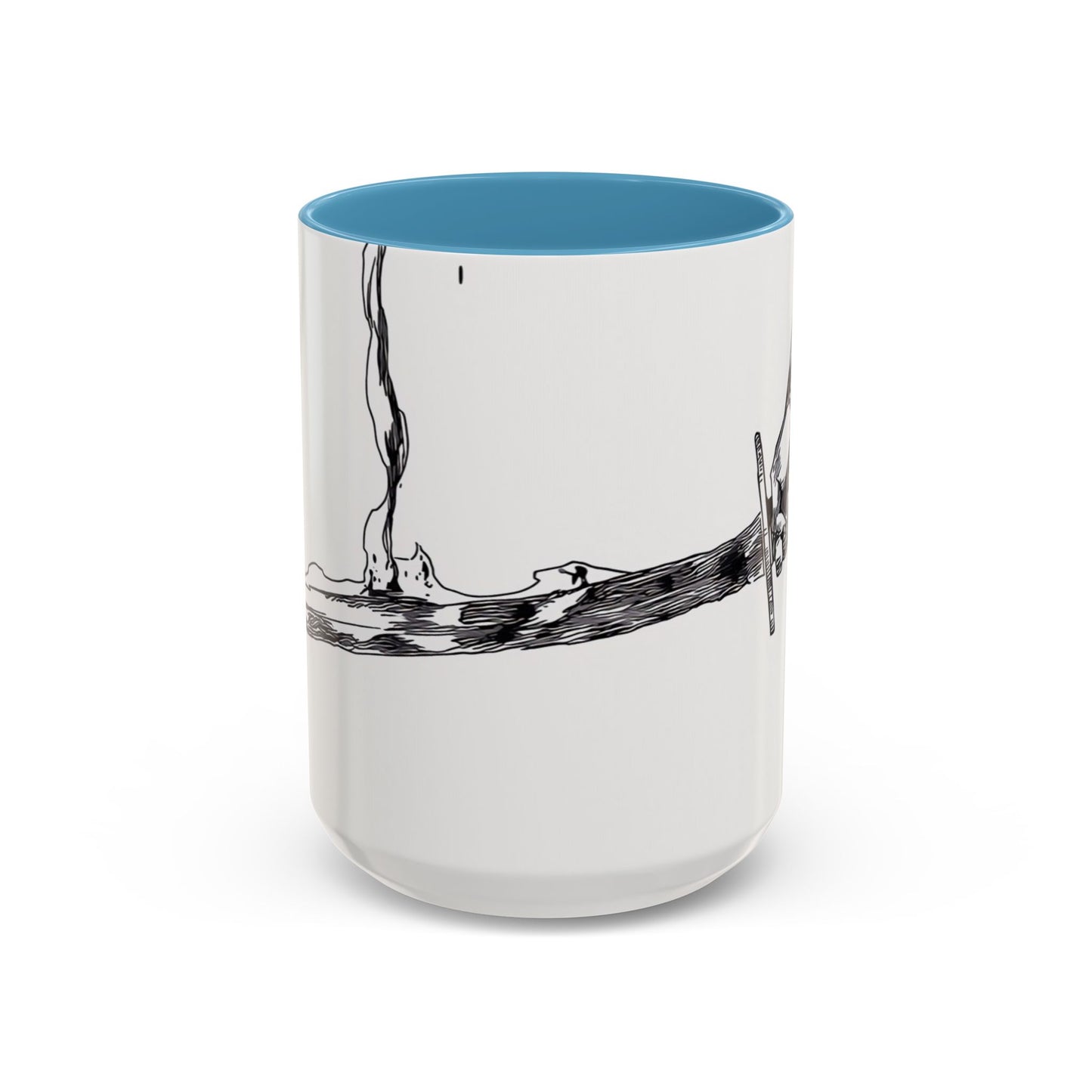 Bankai, Accent, Coffee, Mug, (11, 15oz), bleach, yamamoto, old man, head captain, fire, sword, katana, anime, shonen, manga, 